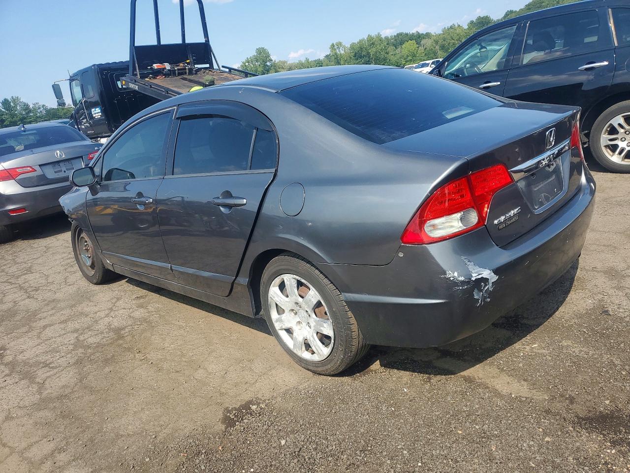 2009 Honda Civic Lx Gray vin: 2HGFA16539H337434