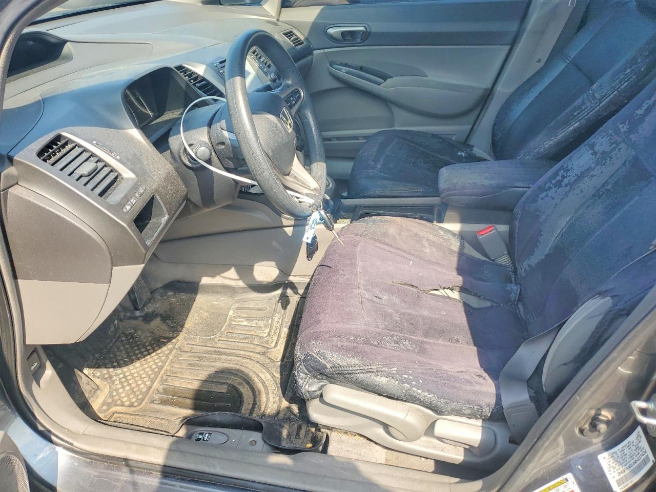 2009 Honda Civic Lx Gray vin: 2HGFA16539H337434
