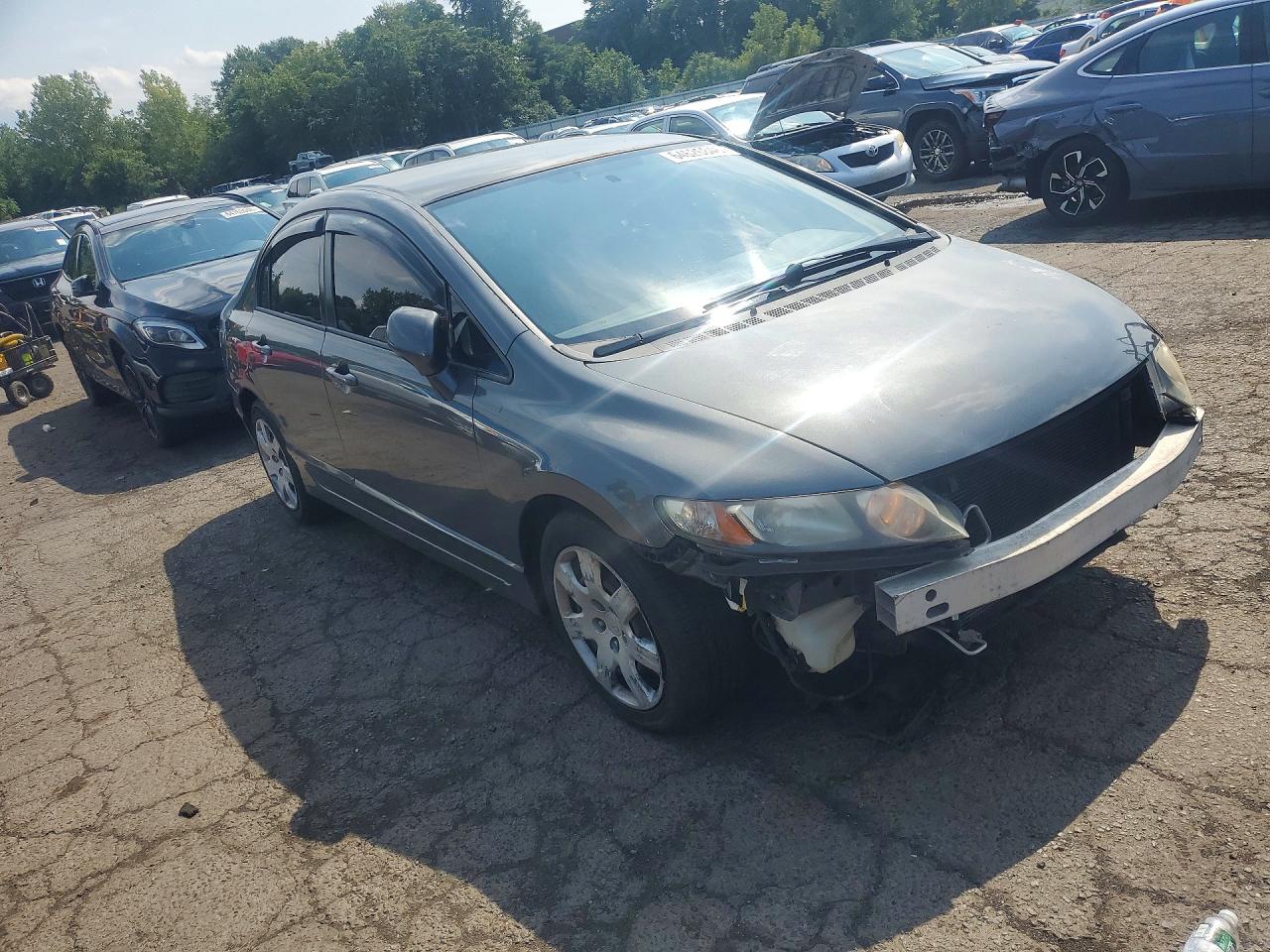 2009 Honda Civic Lx Gray vin: 2HGFA16539H337434