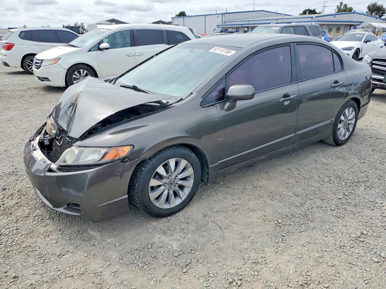 2009 Honda Civic Lx Серый vin: 2HGFA16539H339555