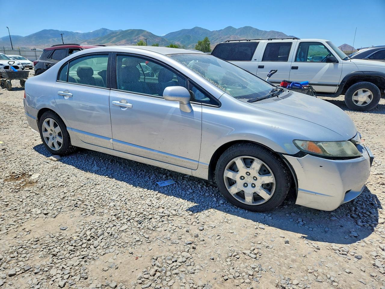 2009 Honda Civic Lx Silver vin: 2HGFA16539H341709