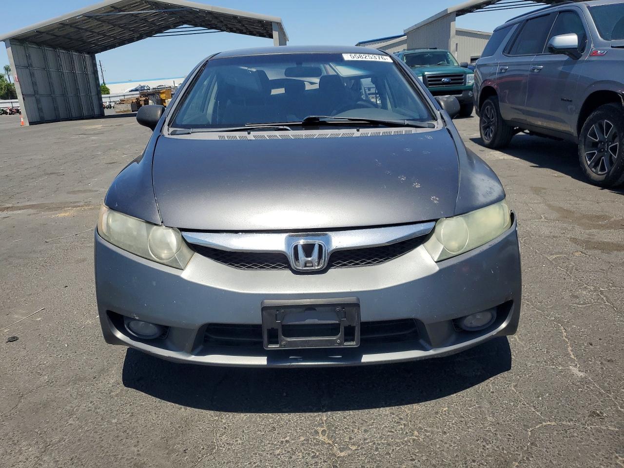 2009 Honda Civic Lx Gray vin: 2HGFA16539H350068