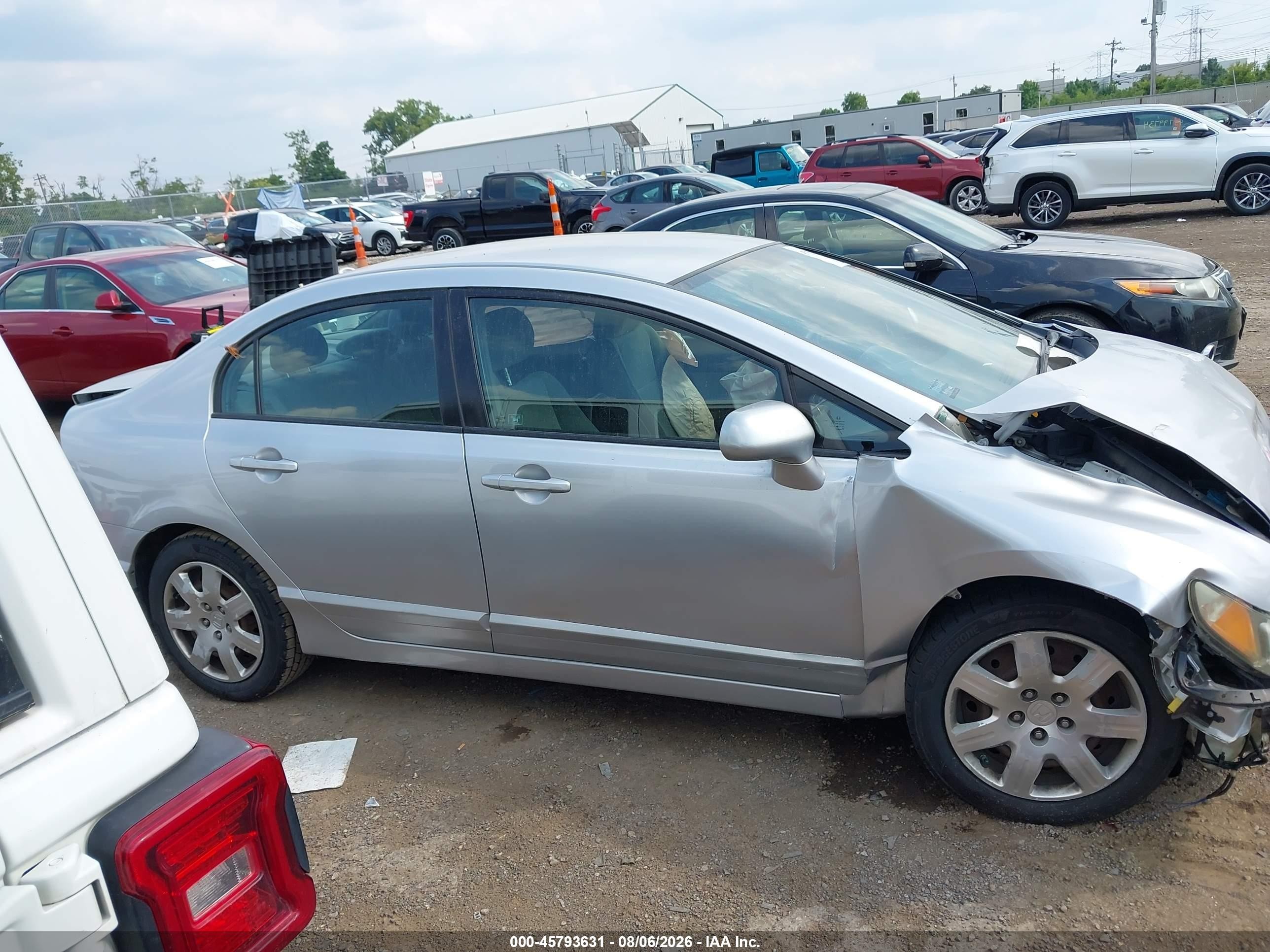 2009 Honda Civic Lx Silver vin: 2HGFA16539H361927
