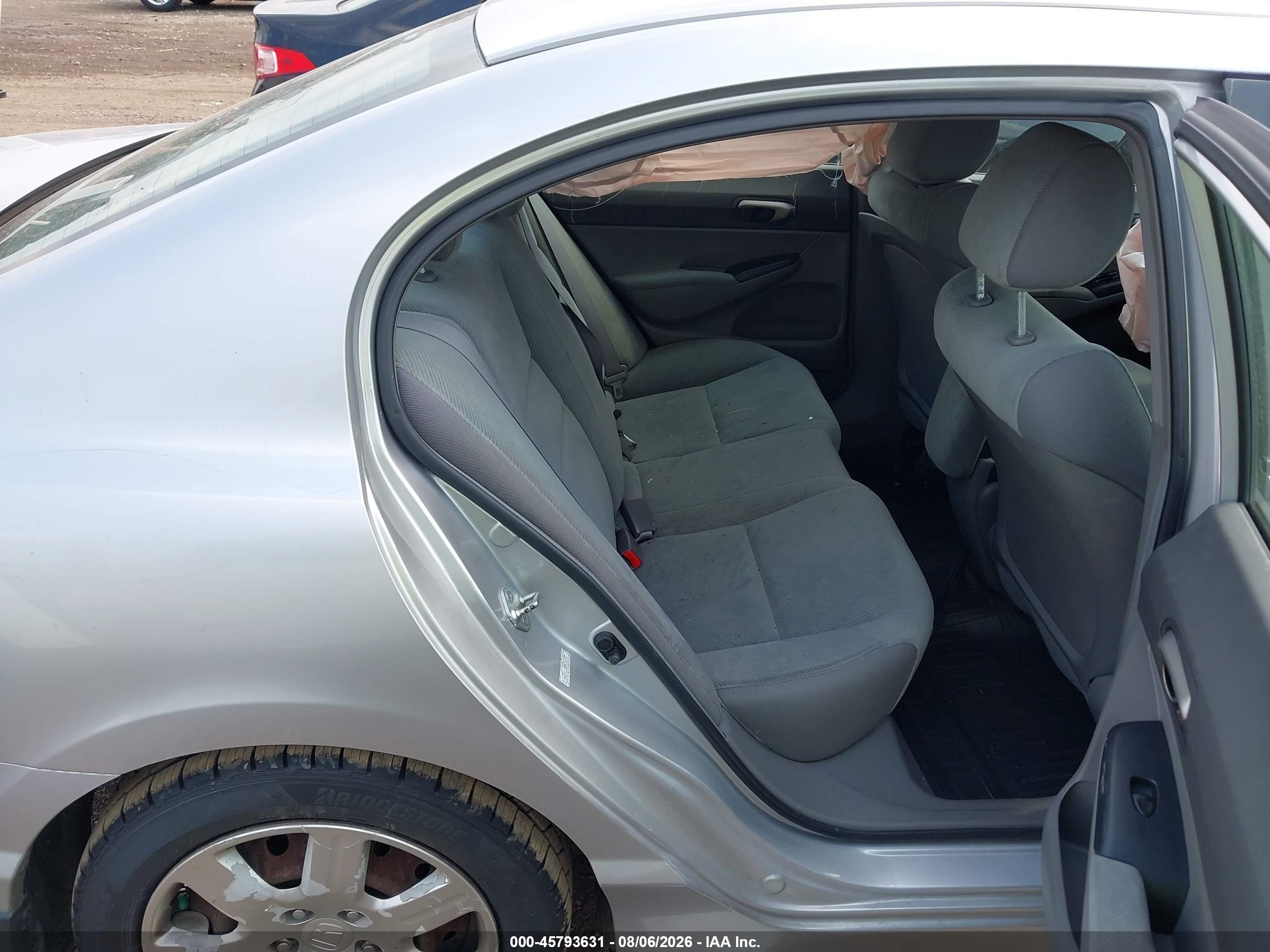 2009 Honda Civic Lx Silver vin: 2HGFA16539H361927