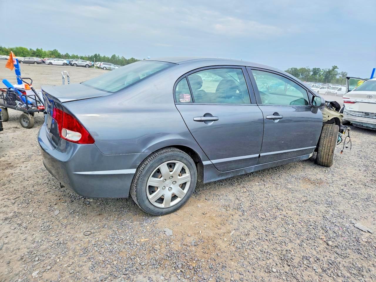 2009 Honda Civic Lx Gray vin: 2HGFA16539H368716