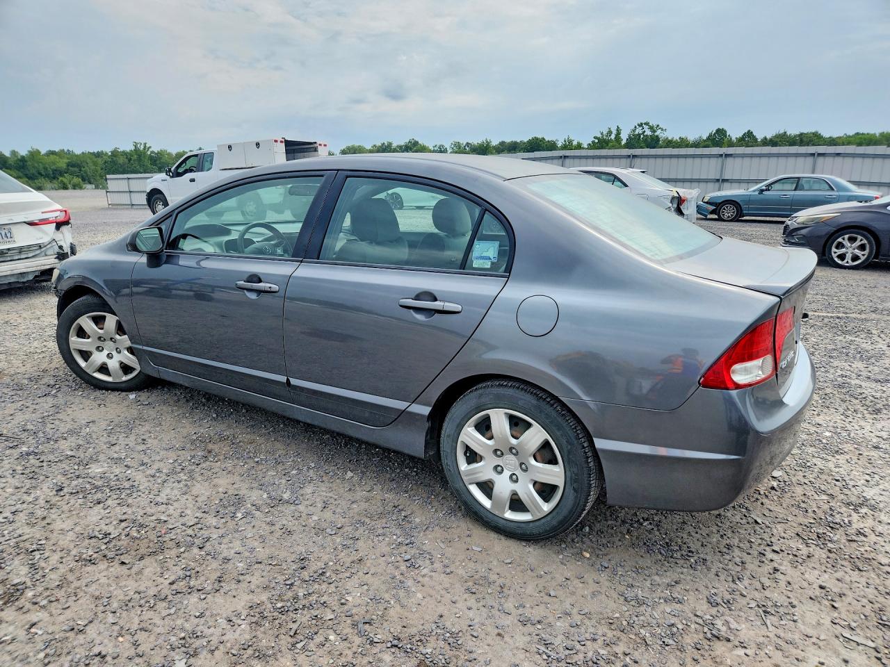 2009 Honda Civic Lx Gray vin: 2HGFA16539H368716