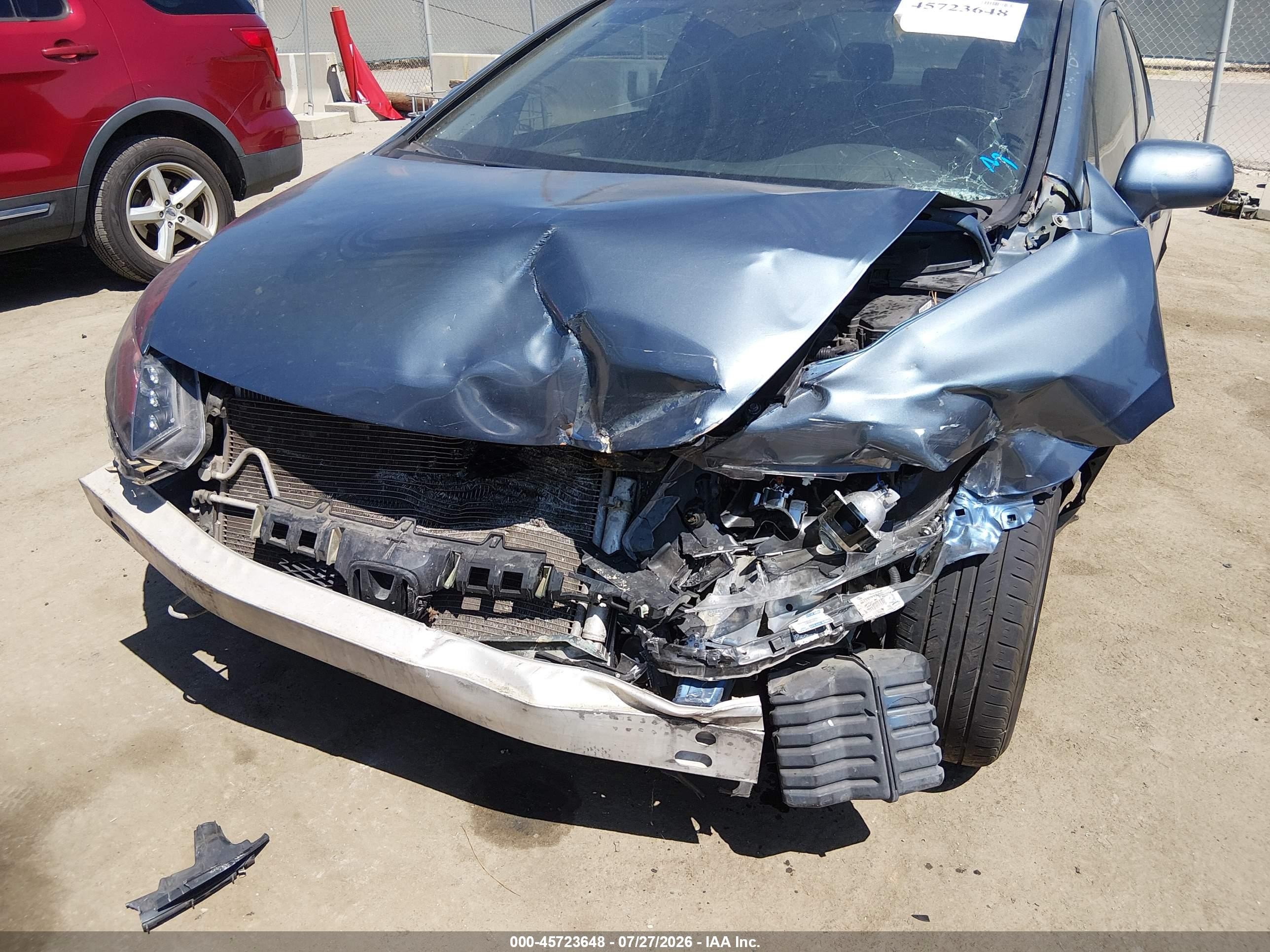 2009 Honda Civic Lx Blue vin: 2HGFA16539H504343