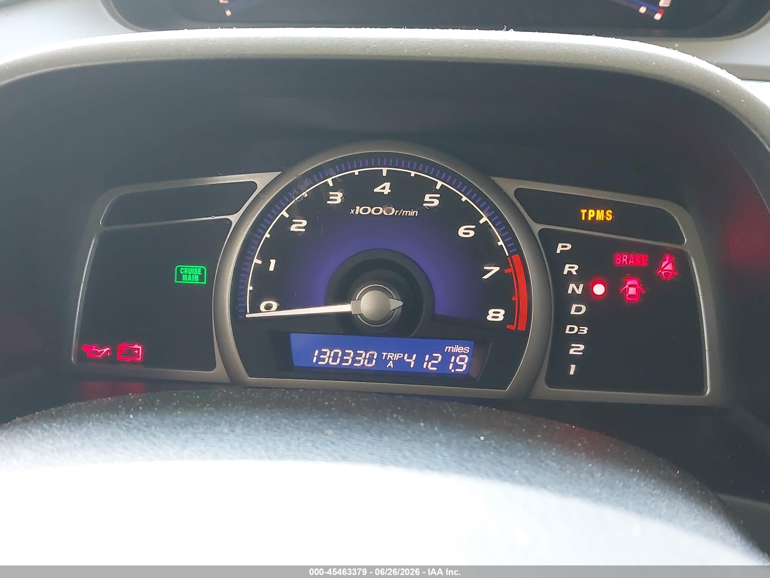 2009 Honda Civic Lx Blue vin: 2HGFA16539H506819