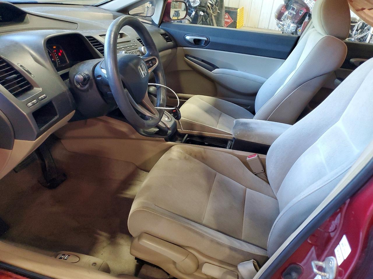 2009 Honda Civic Lx Maroon vin: 2HGFA16539H507856