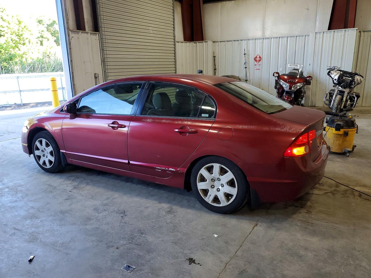 2009 Honda Civic Lx Maroon vin: 2HGFA16539H507856