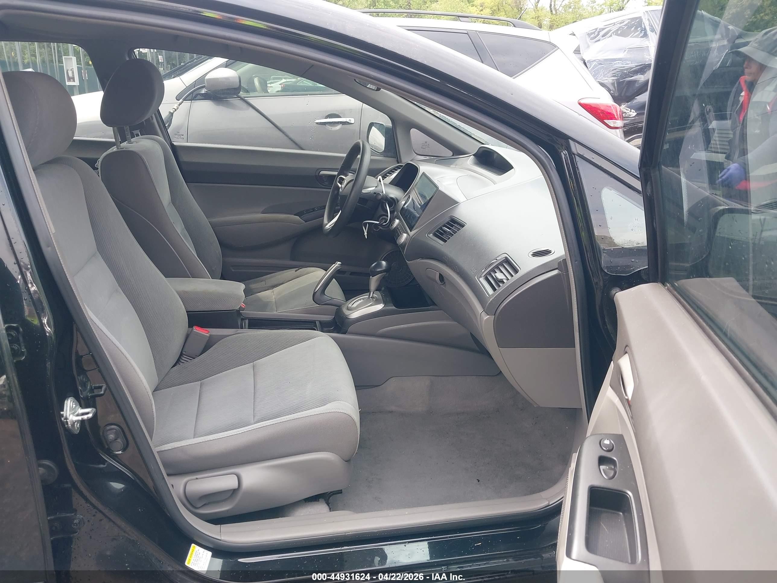 2009 Honda Civic Lx Black vin: 2HGFA16539H530070