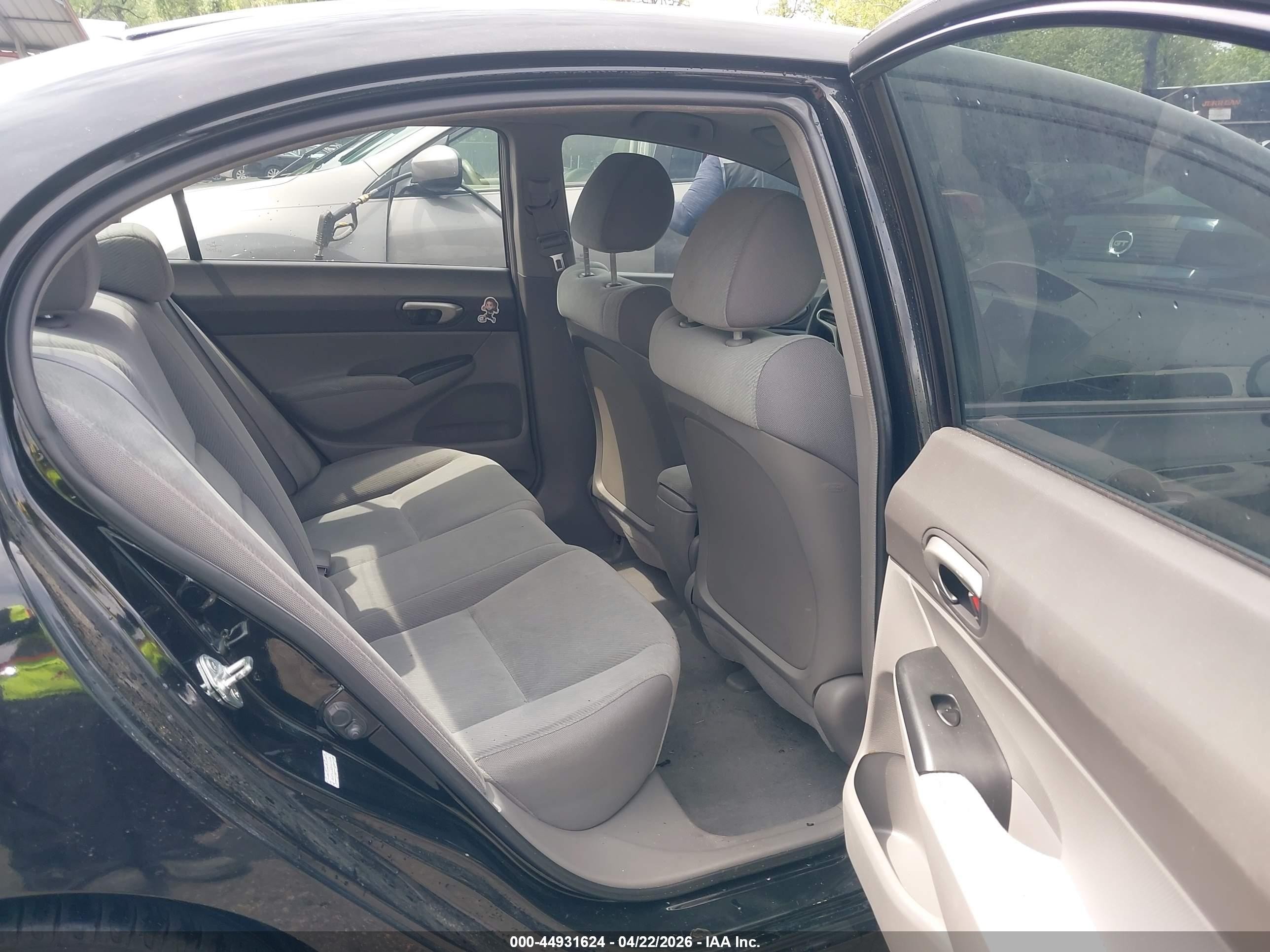 2009 Honda Civic Lx Black vin: 2HGFA16539H530070