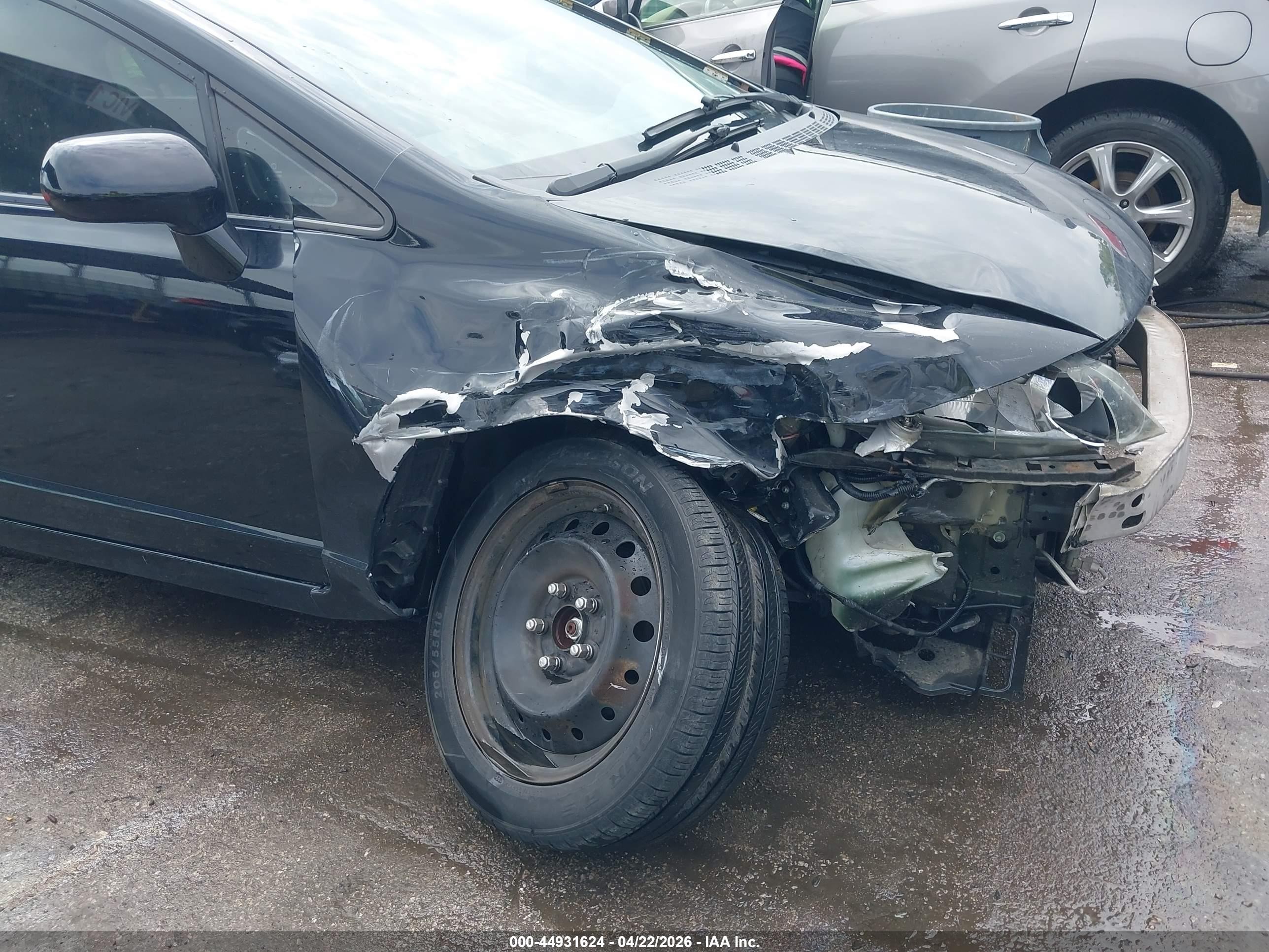 2009 Honda Civic Lx Black vin: 2HGFA16539H530070