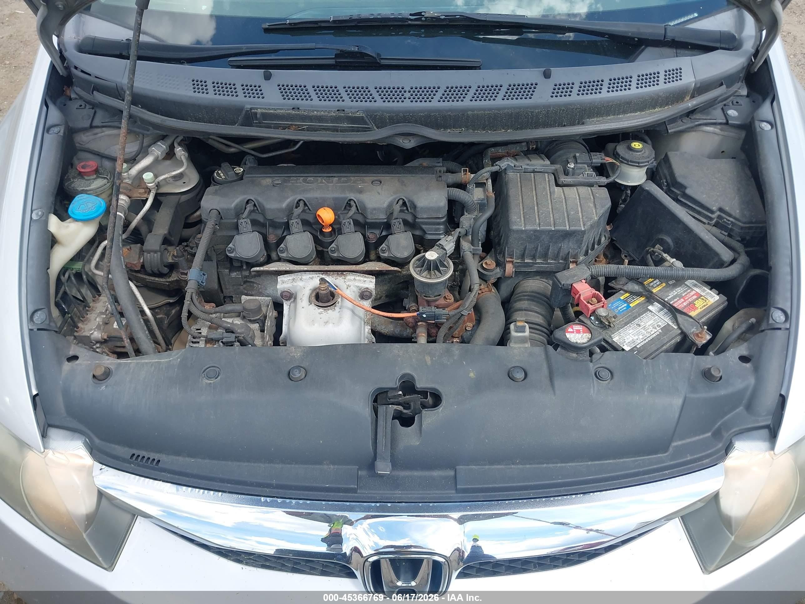 2009 Honda Civic Lx Silver vin: 2HGFA16539H532787