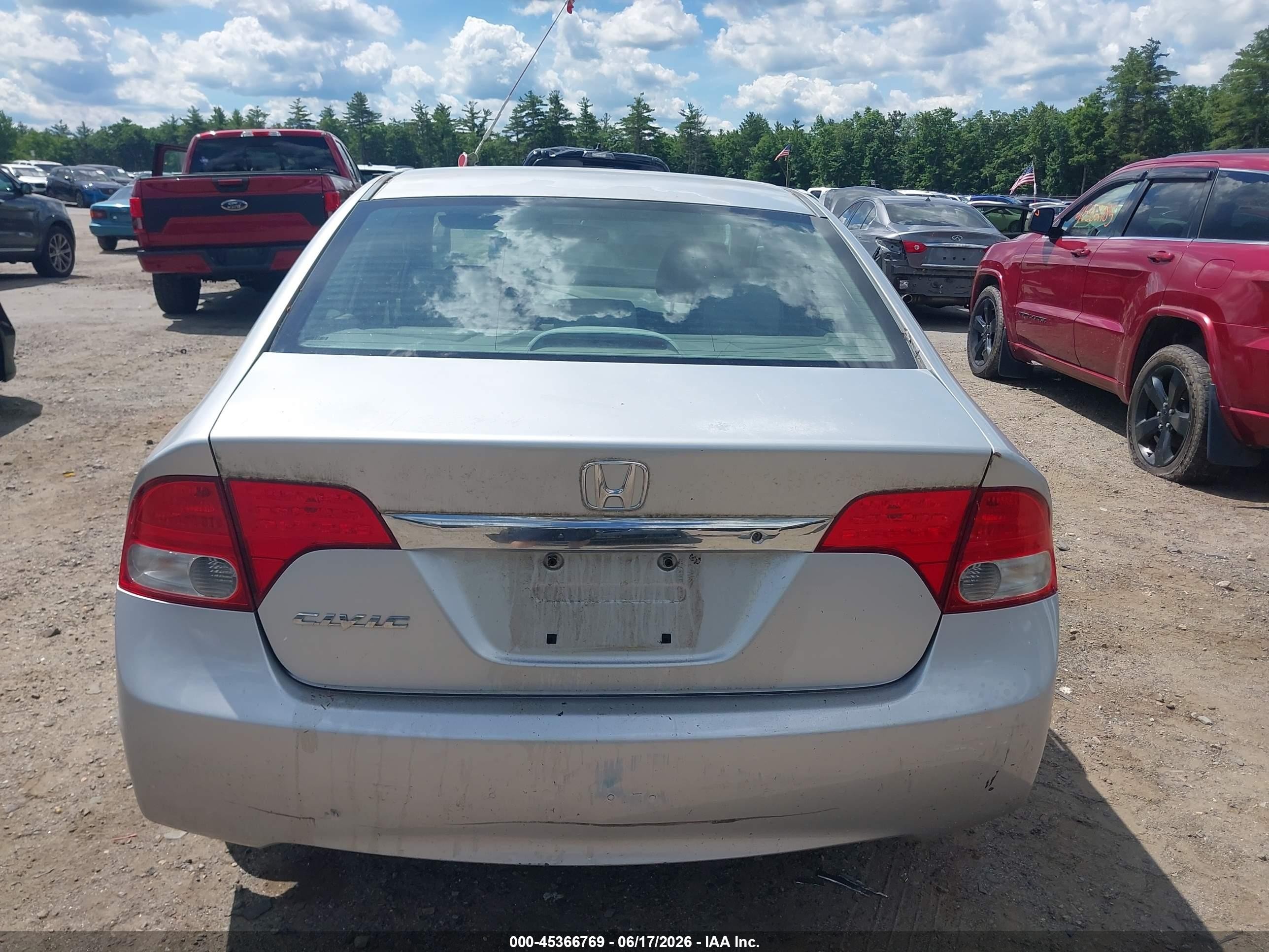 2009 Honda Civic Lx Silver vin: 2HGFA16539H532787