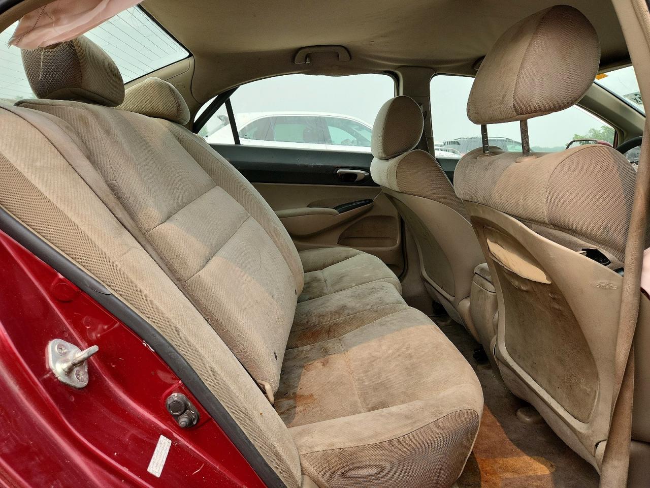 2009 Honda Civic Lx Бордовый vin: 2HGFA16539H534670
