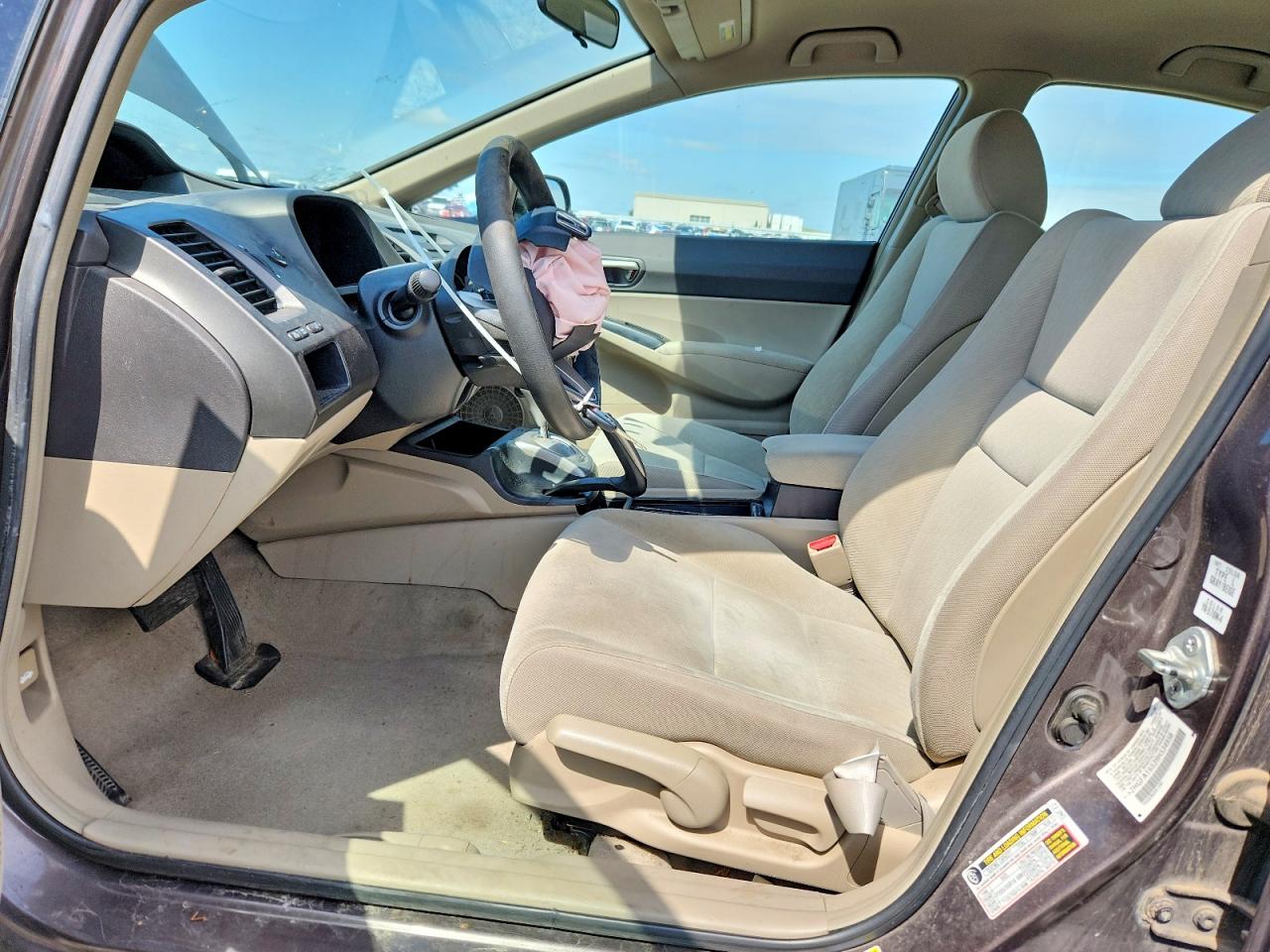 2009 Honda Civic Lx Коричневый vin: 2HGFA16539H534958