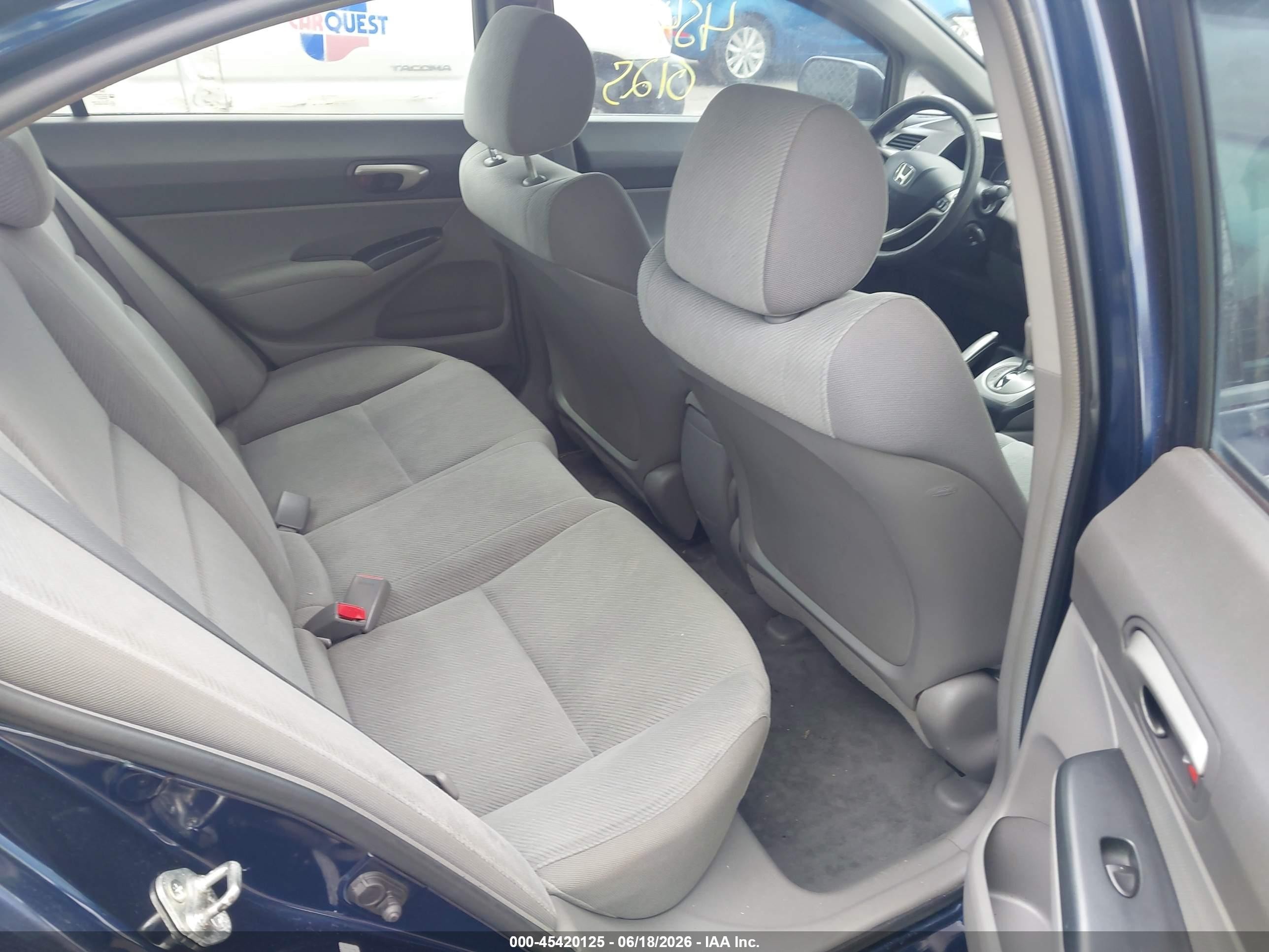 2009 Honda Civic Lx Blue vin: 2HGFA16539H546561