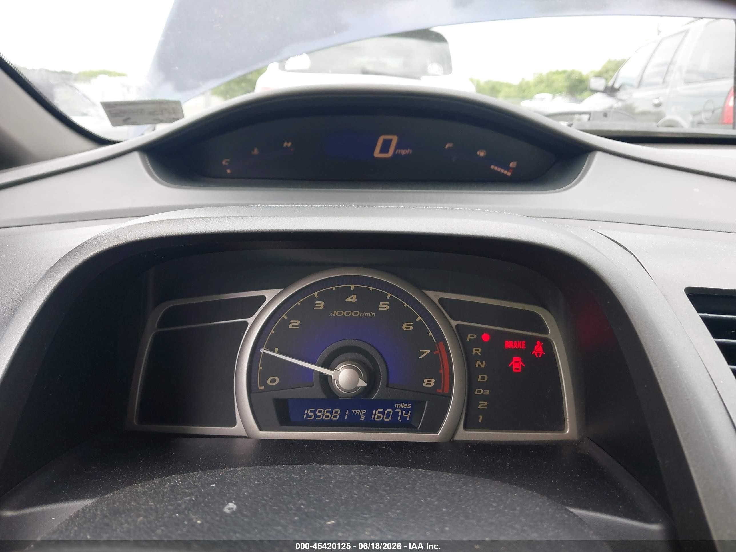 2009 Honda Civic Lx Blue vin: 2HGFA16539H546561