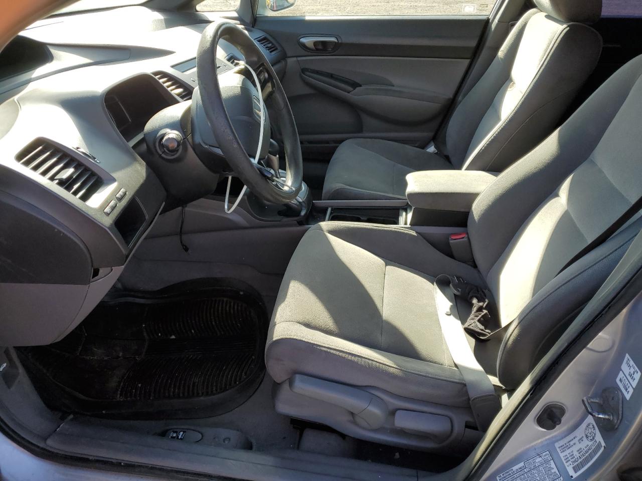 2006 Honda Civic Lx White vin: 2HGFA16546H021228