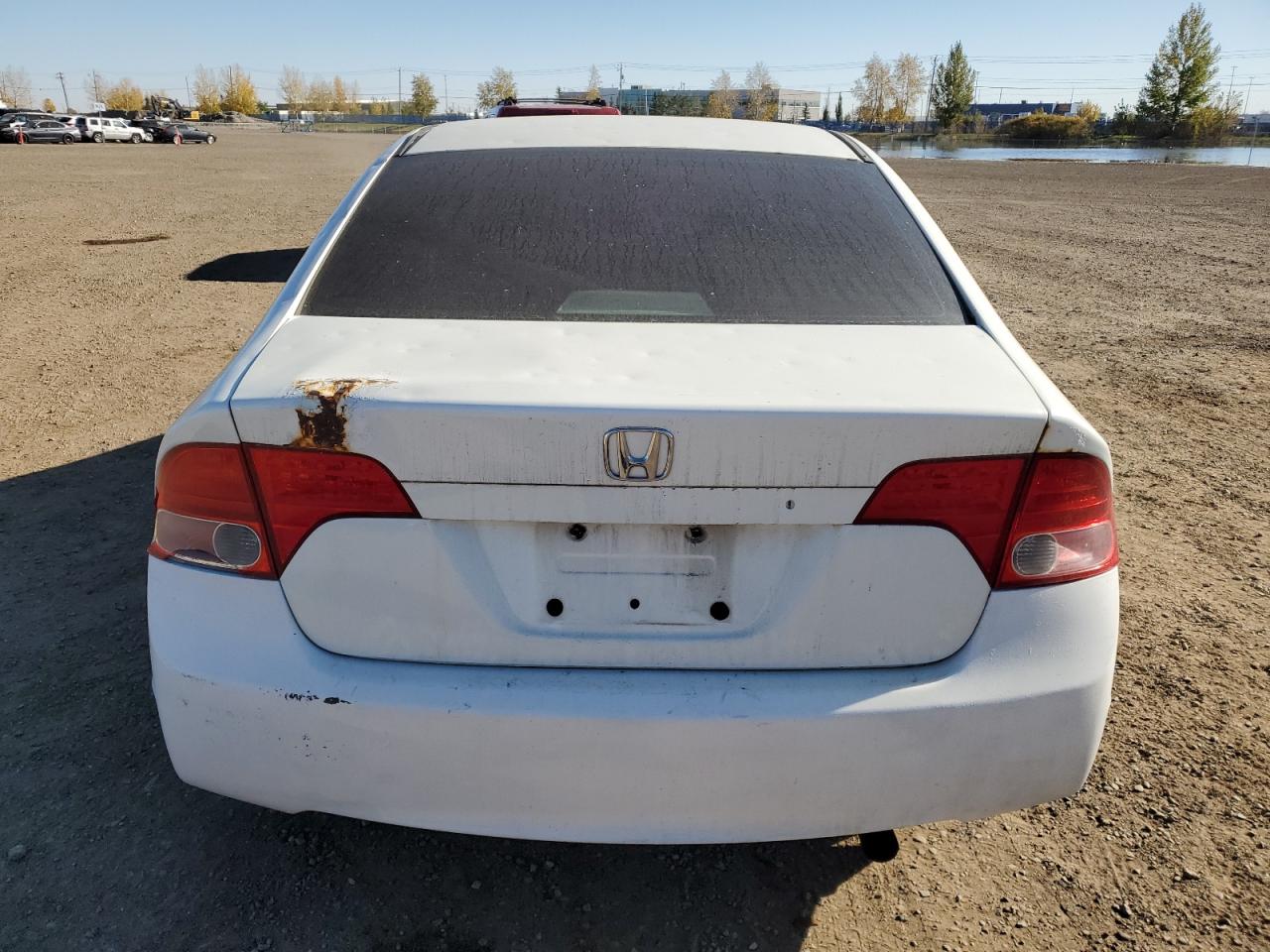 2006 Honda Civic Lx White vin: 2HGFA16546H021228