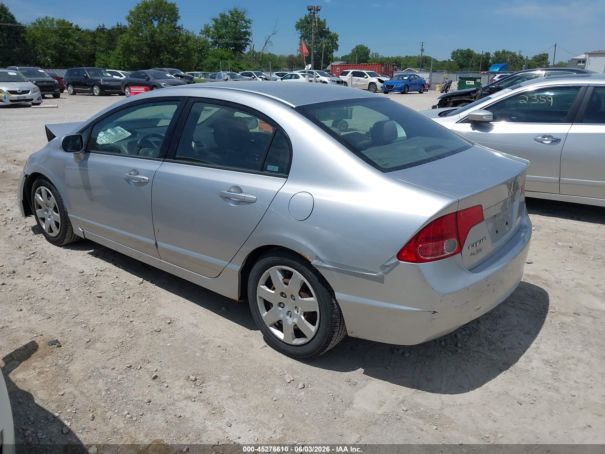 2006 Honda Civic Lx Silver vin: 2HGFA16546H501365