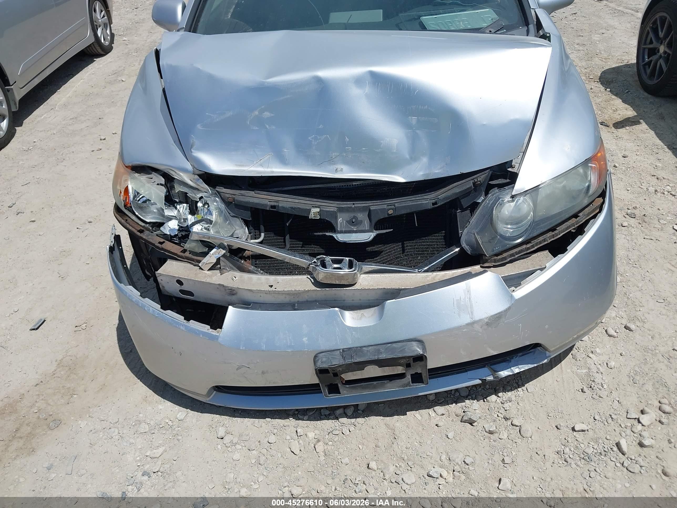 2006 Honda Civic Lx Silver vin: 2HGFA16546H501365