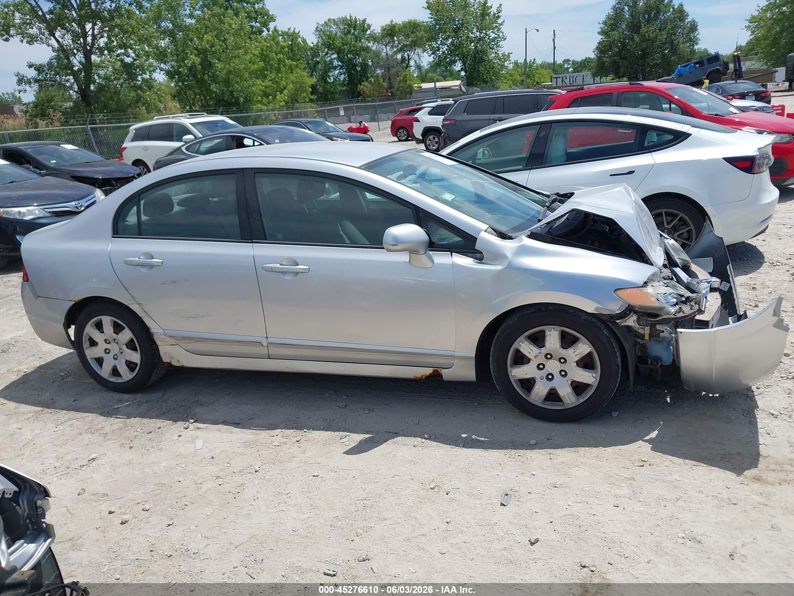 2006 Honda Civic Lx Silver vin: 2HGFA16546H501365