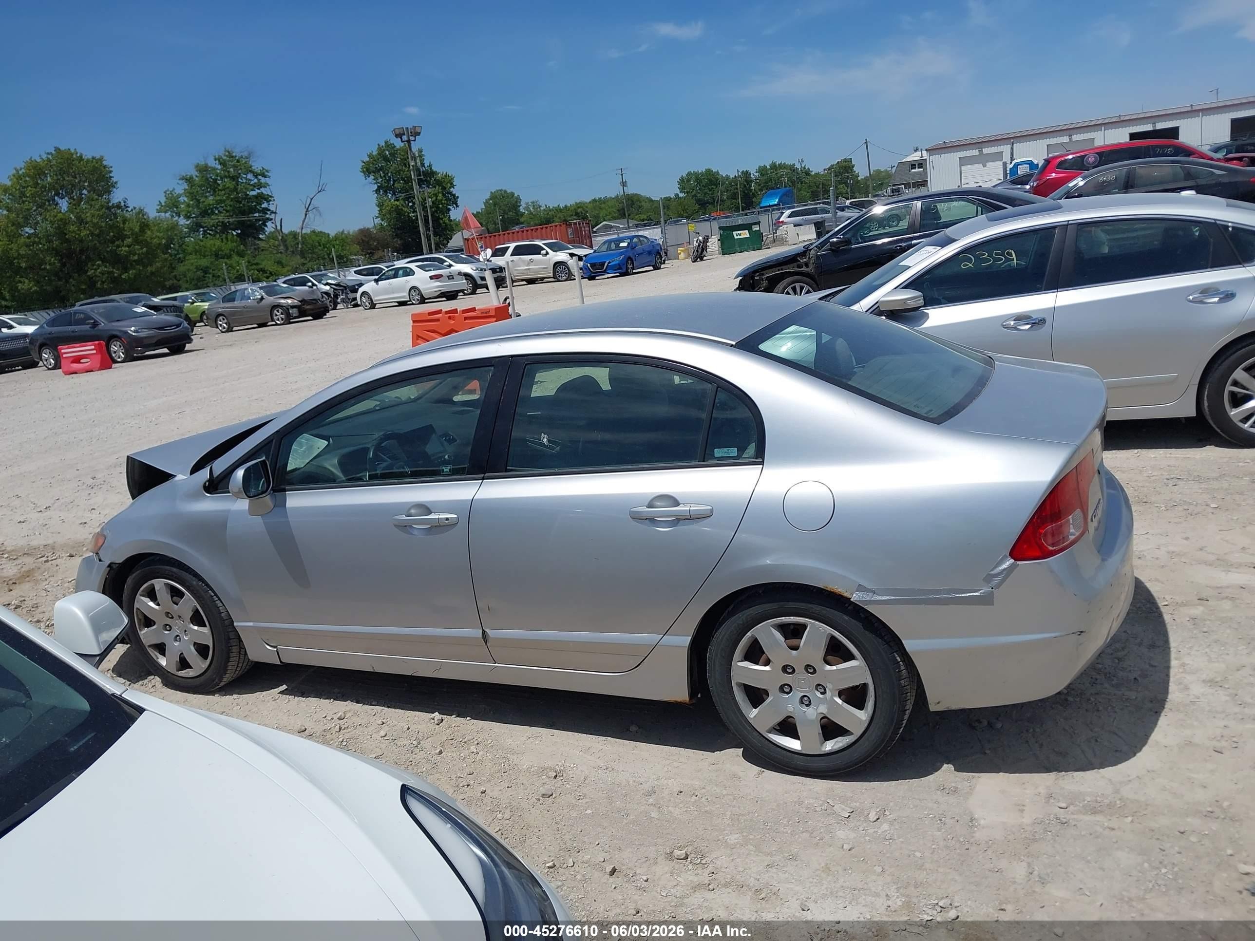 2006 Honda Civic Lx Silver vin: 2HGFA16546H501365