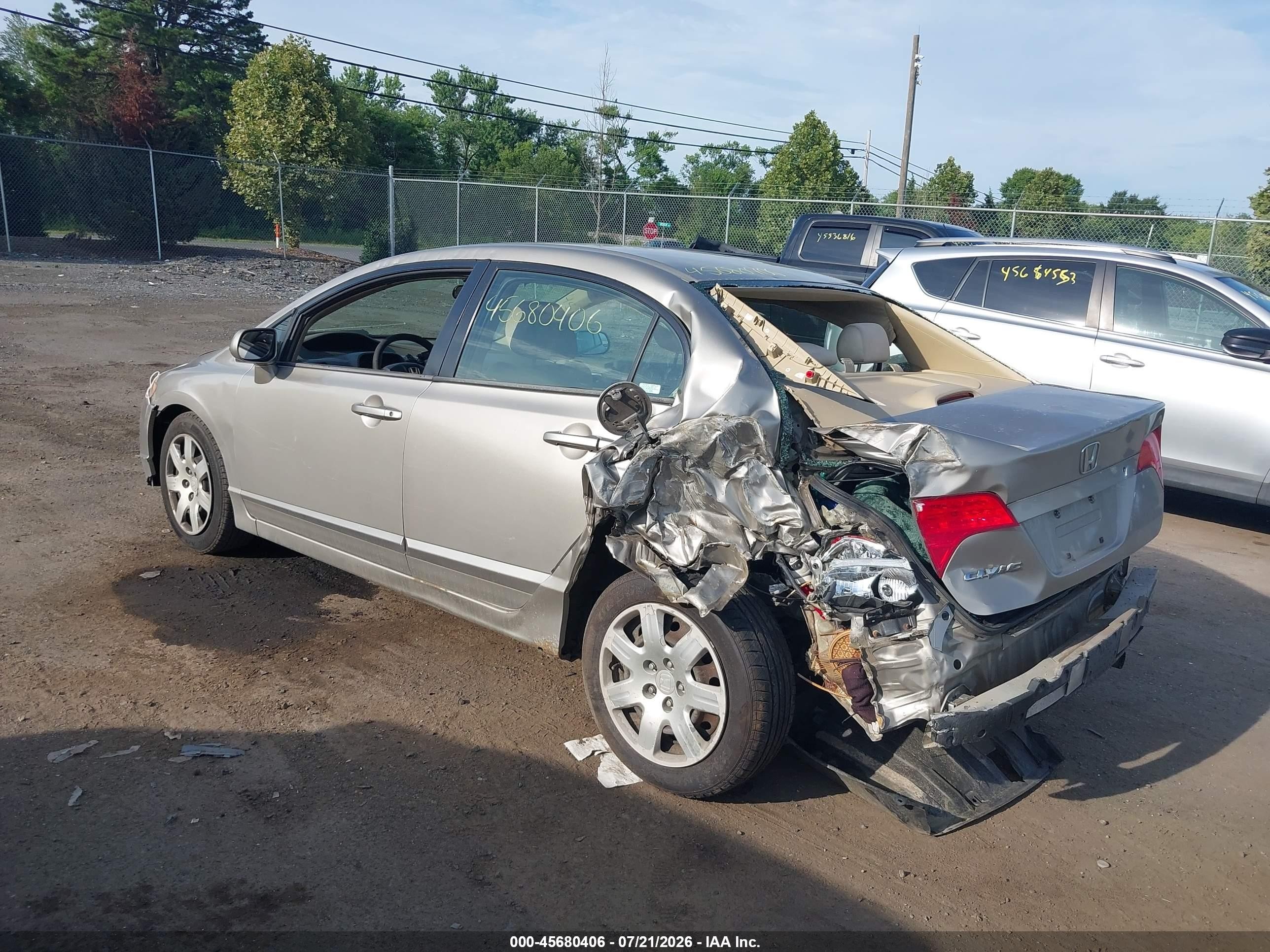 2006 Honda Civic Lx Золотой vin: 2HGFA16546H517033