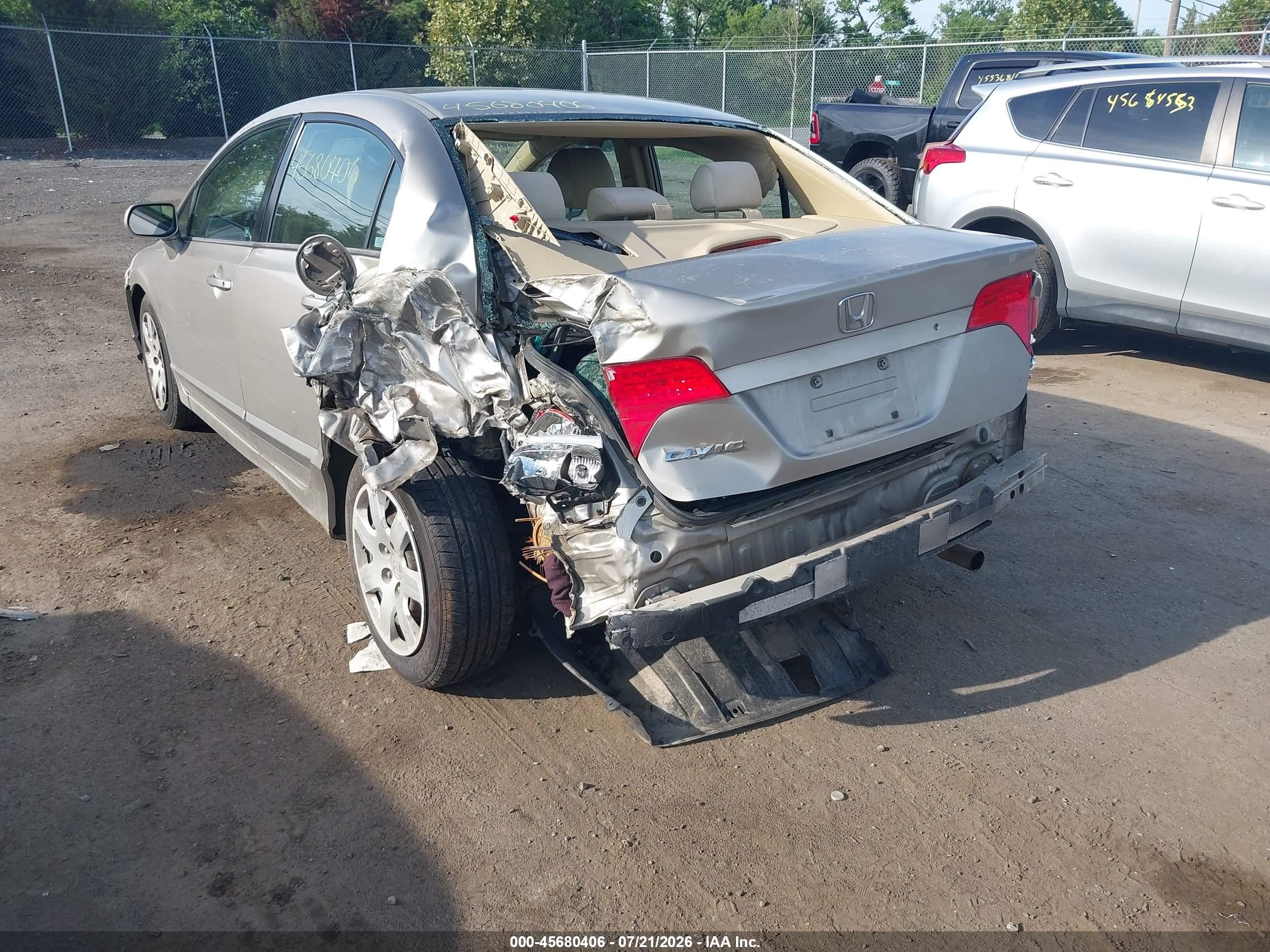 2006 Honda Civic Lx Золотой vin: 2HGFA16546H517033