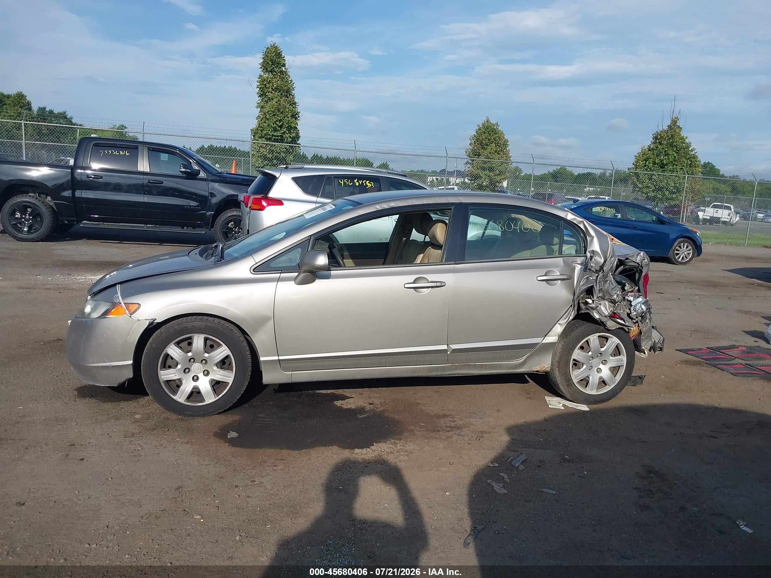 2006 Honda Civic Lx Золотой vin: 2HGFA16546H517033