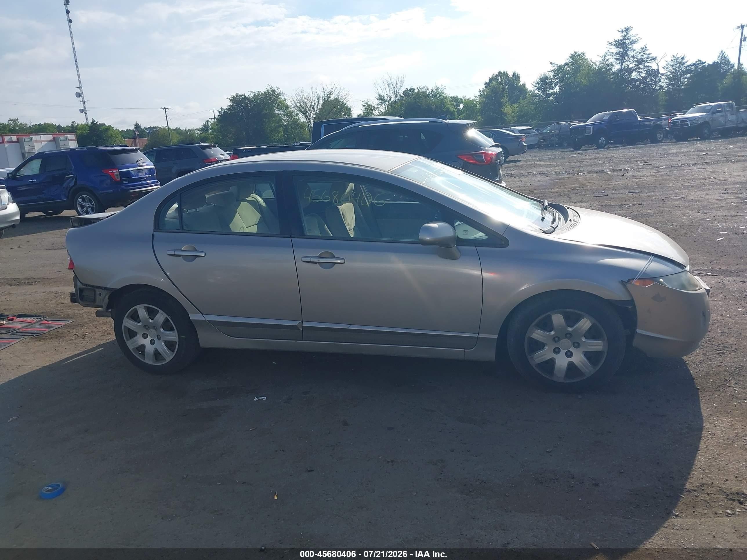 2006 Honda Civic Lx Золотой vin: 2HGFA16546H517033