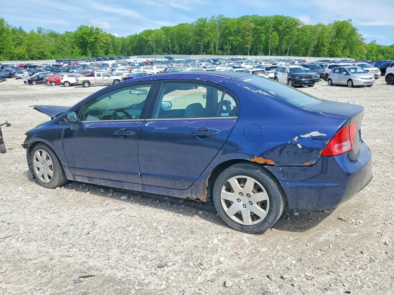 2006 Honda Civic Lx Синий vin: 2HGFA16546H518943