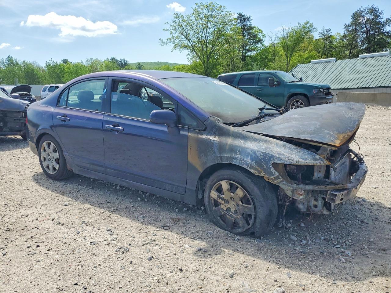 2006 Honda Civic Lx Синий vin: 2HGFA16546H518943