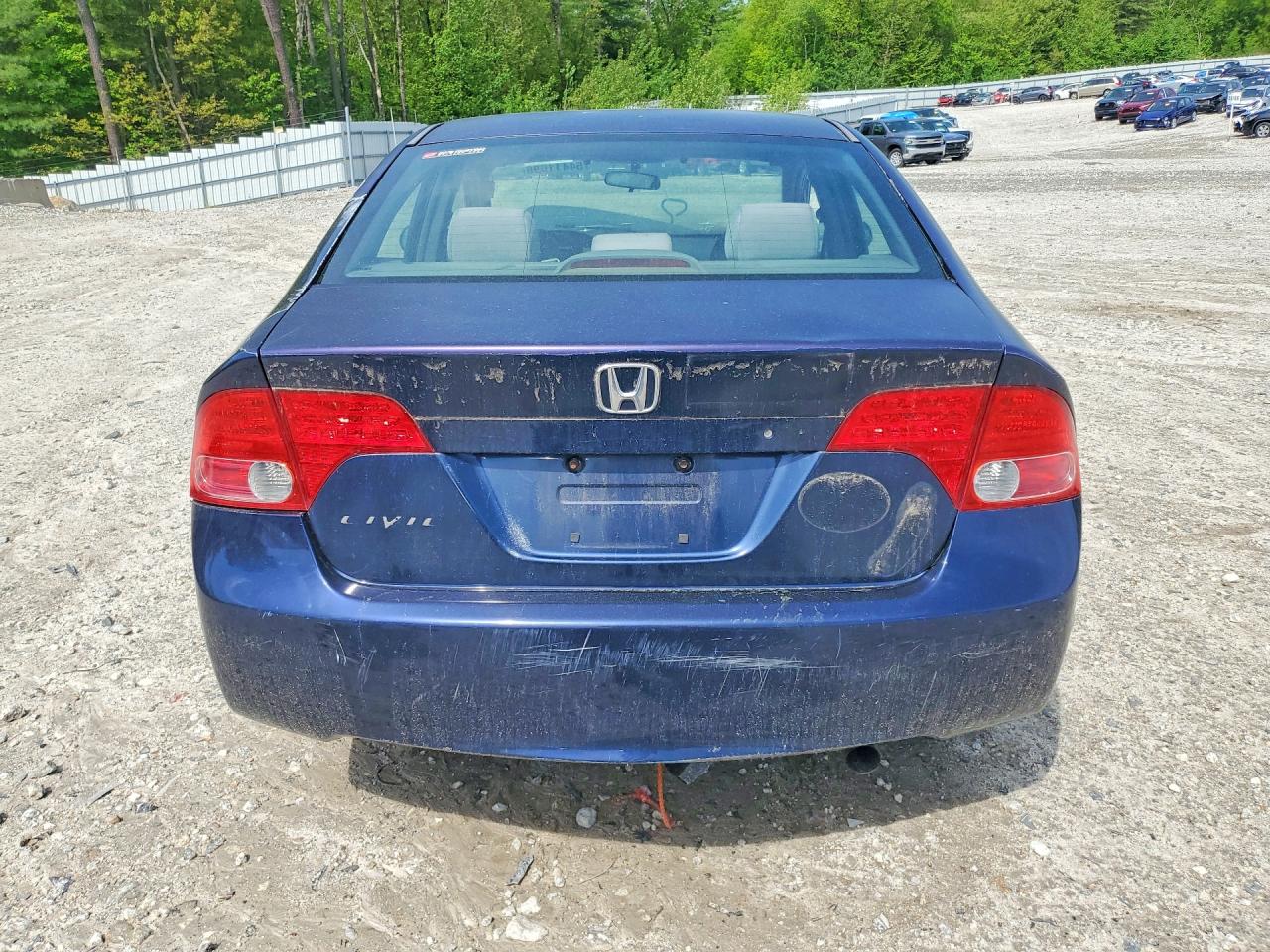 2006 Honda Civic Lx Синий vin: 2HGFA16546H518943