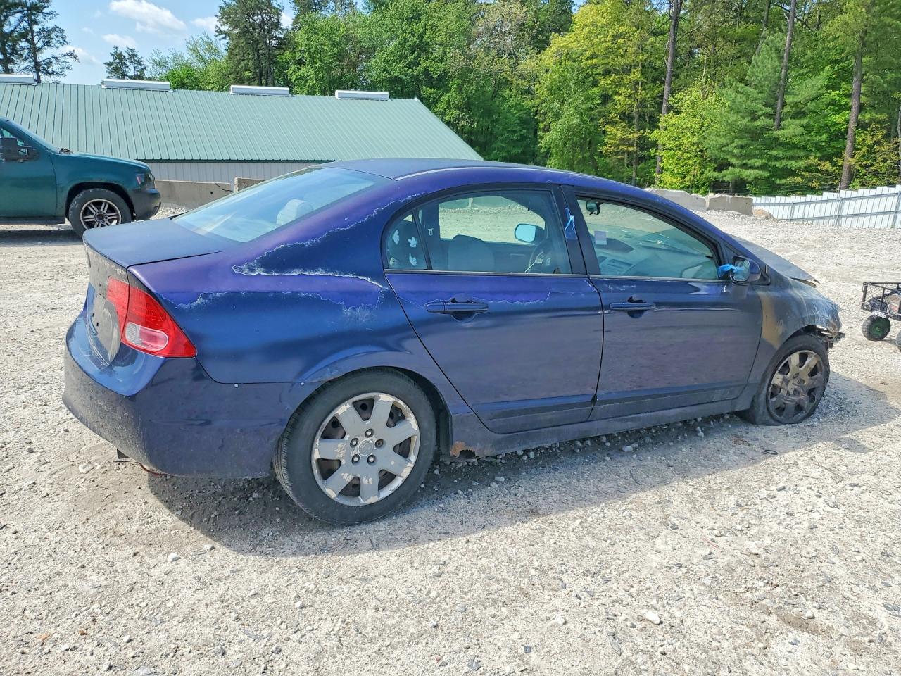 2006 Honda Civic Lx Синий vin: 2HGFA16546H518943