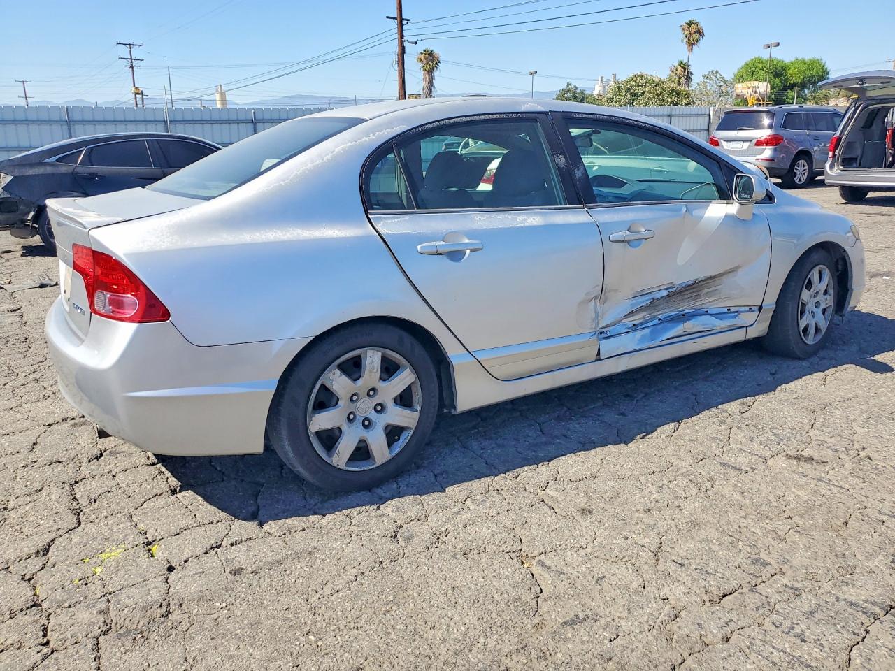 2006 Honda Civic Lx Silver vin: 2HGFA16546H520840