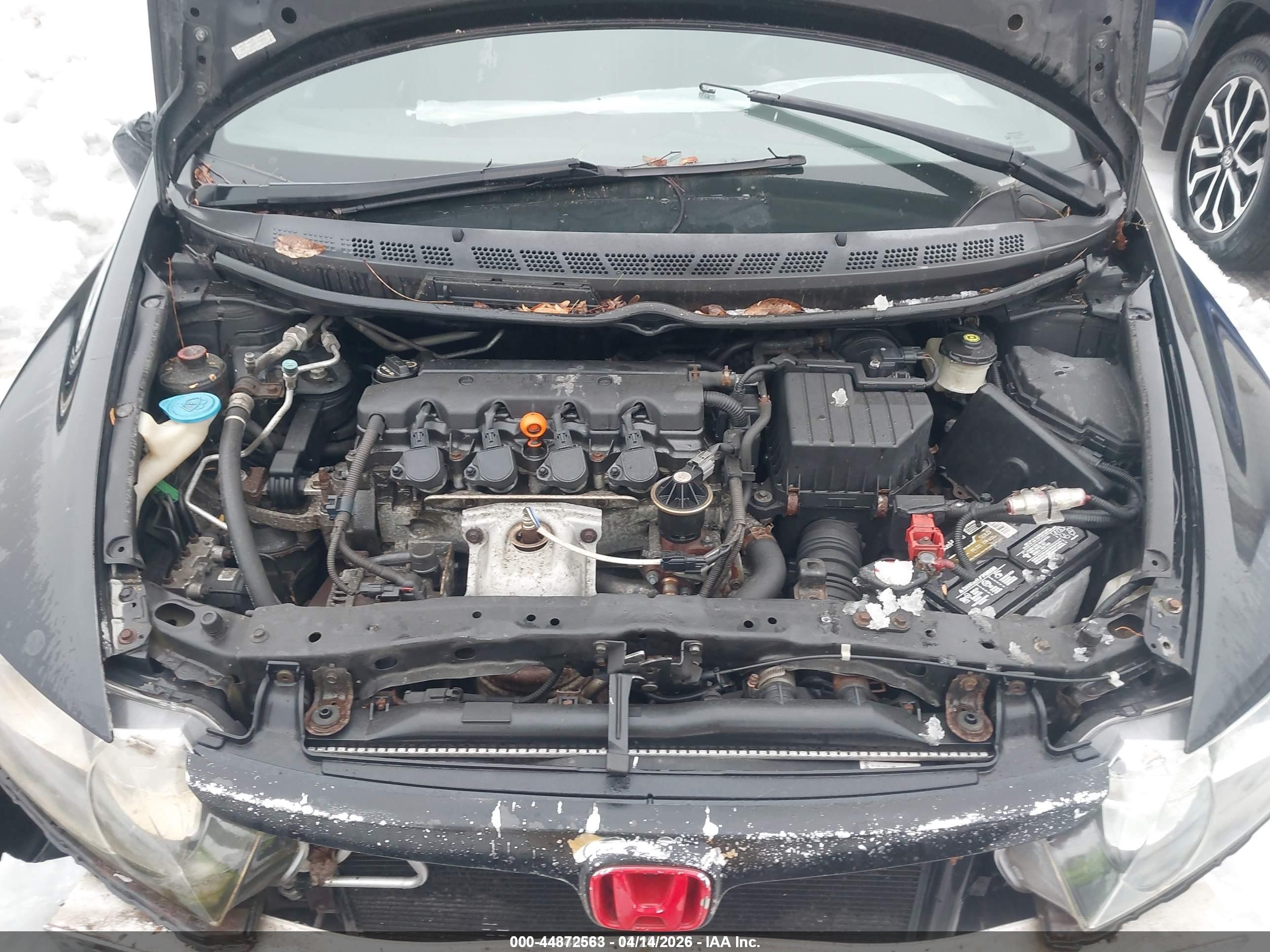2007 Honda Civic Lx Black vin: 2HGFA16547H308554