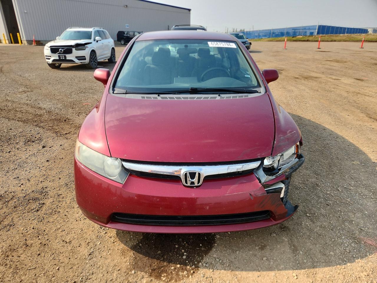 2008 Honda Civic Lx Red vin: 2HGFA16548H016842