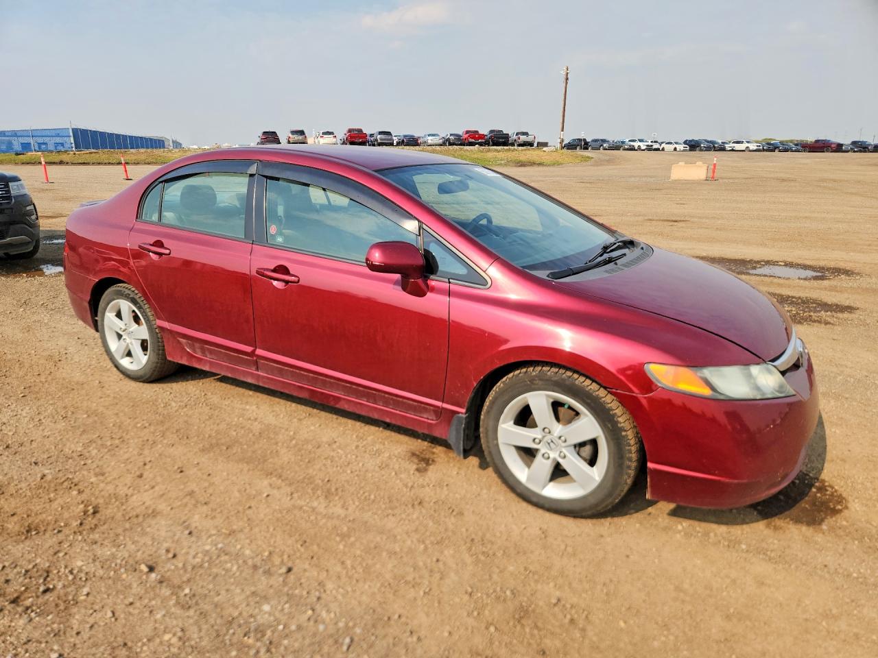 2008 Honda Civic Lx Red vin: 2HGFA16548H016842