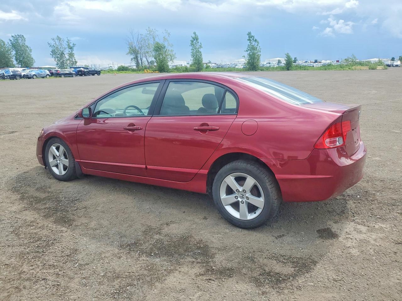 2008 Honda Civic Lx Red vin: 2HGFA16548H024990
