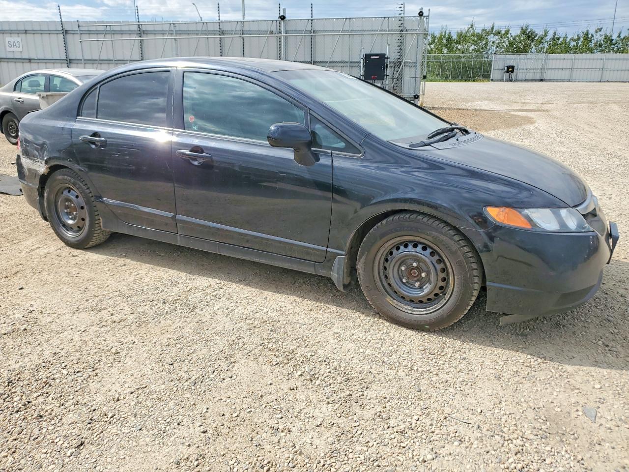 2008 Honda Civic Lx Black vin: 2HGFA16548H103821