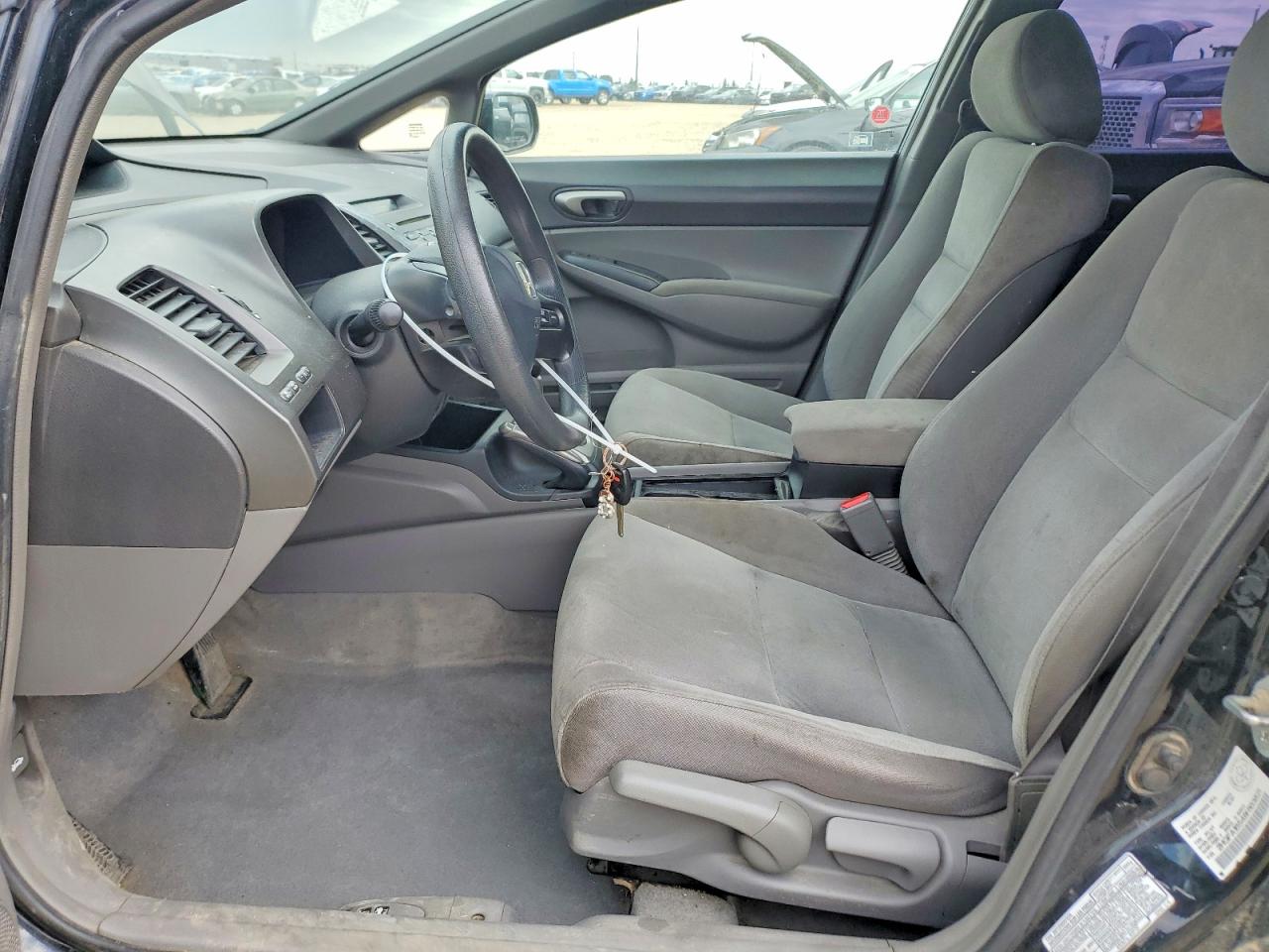 2008 Honda Civic Lx Black vin: 2HGFA16548H103821