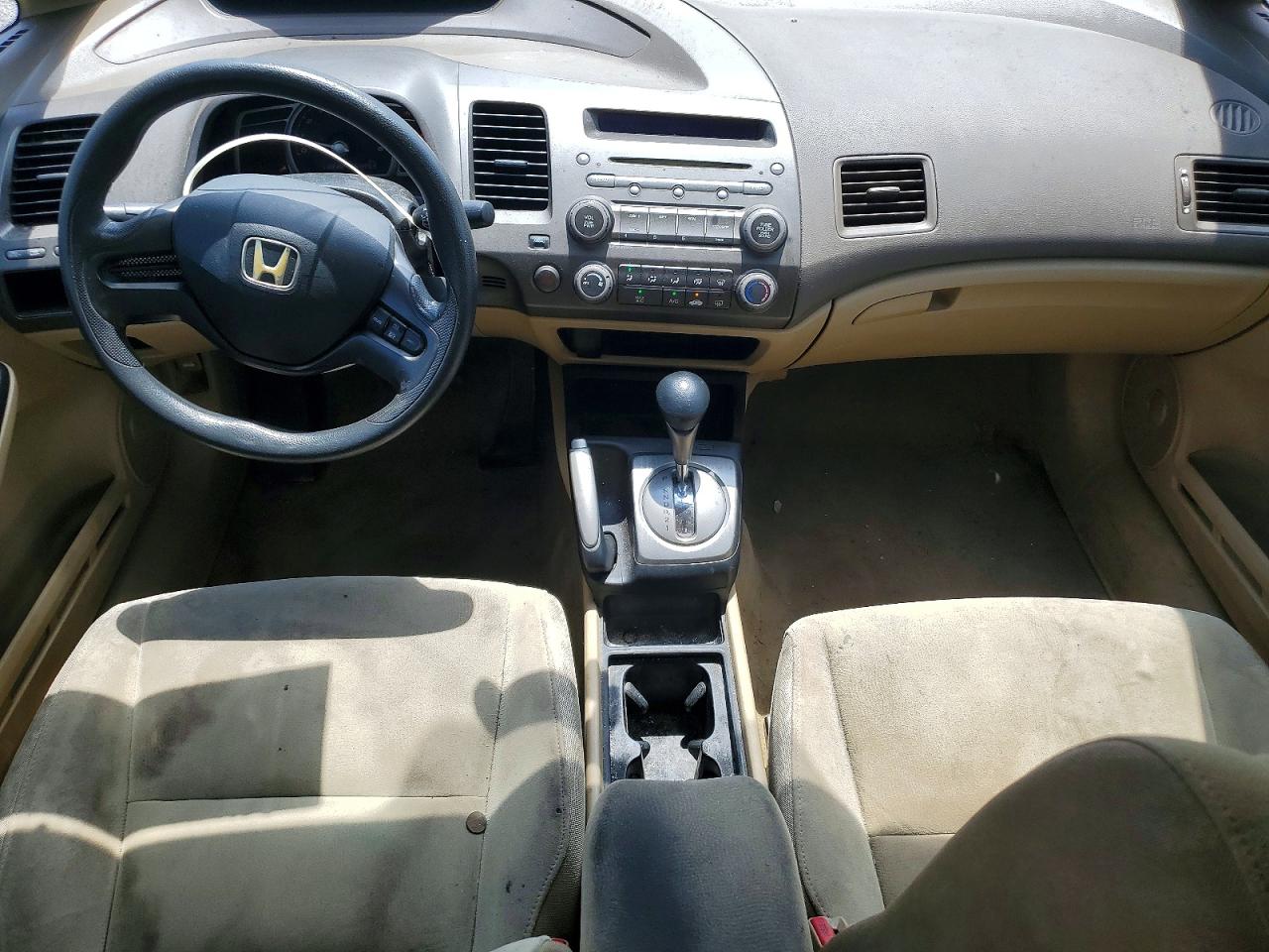 2008 Honda Civic Lx White vin: 2HGFA16548H328904
