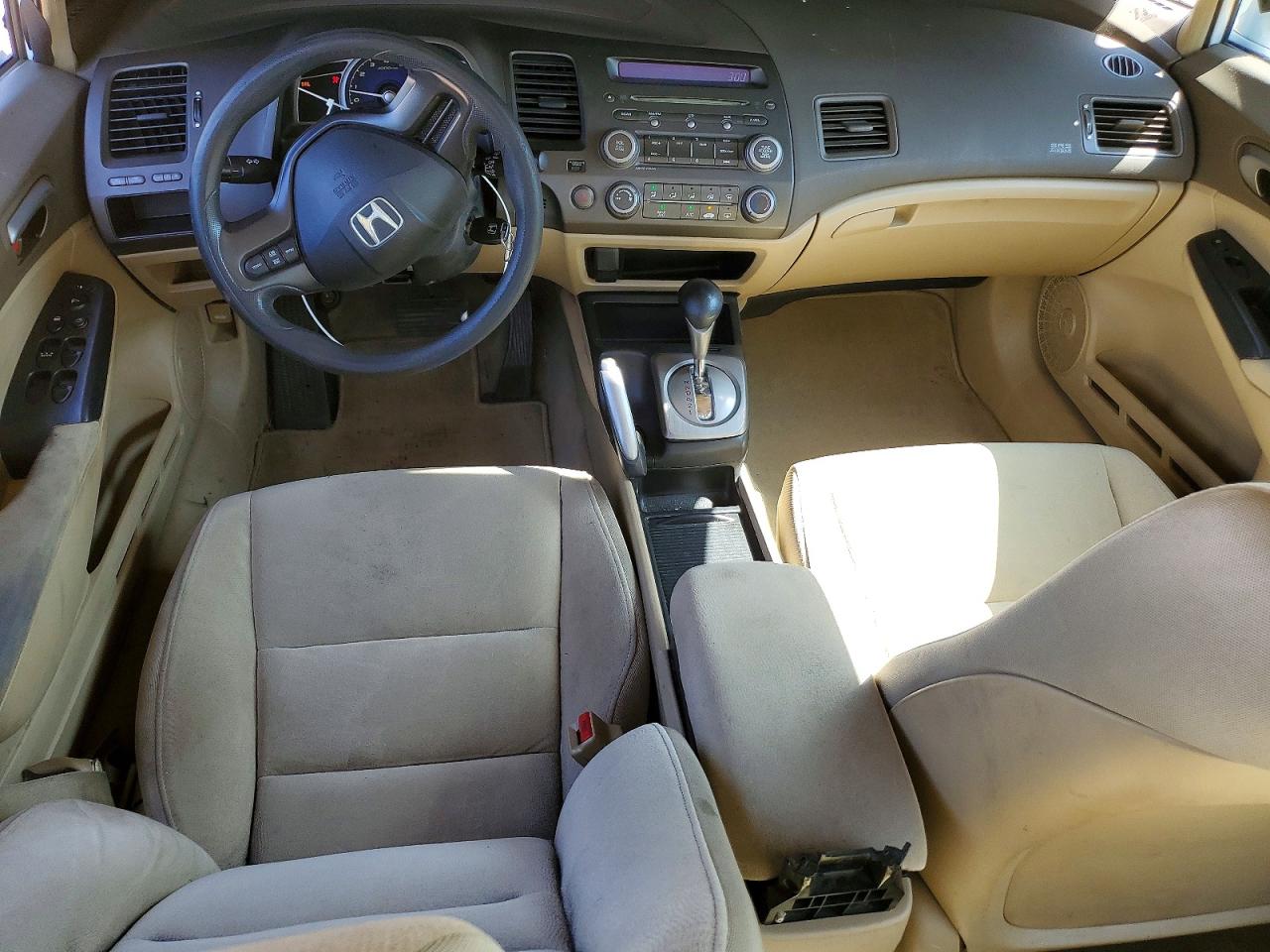 2008 Honda Civic Lx White vin: 2HGFA16548H333665