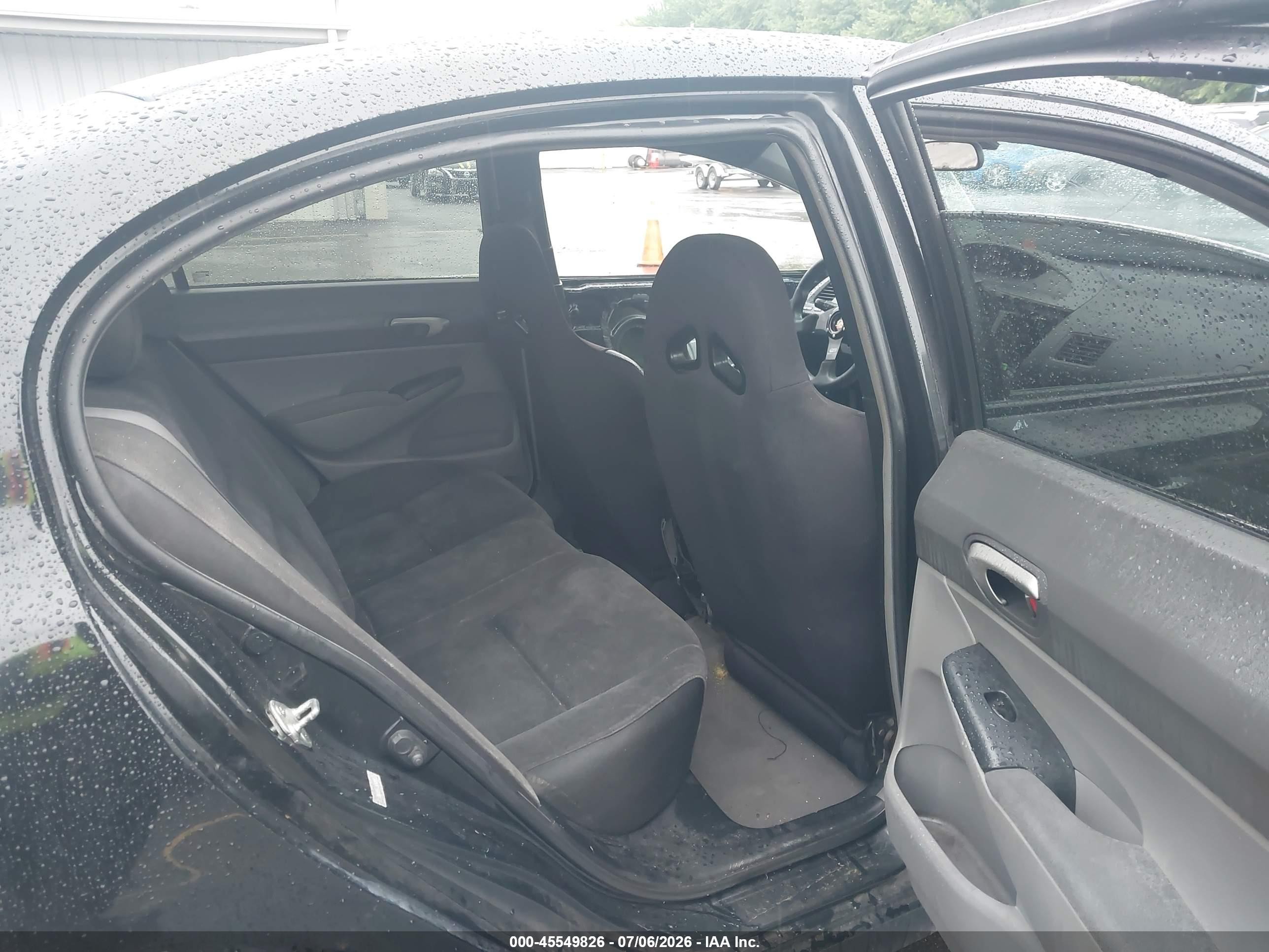2008 Honda Civic Lx Black vin: 2HGFA16548H343676