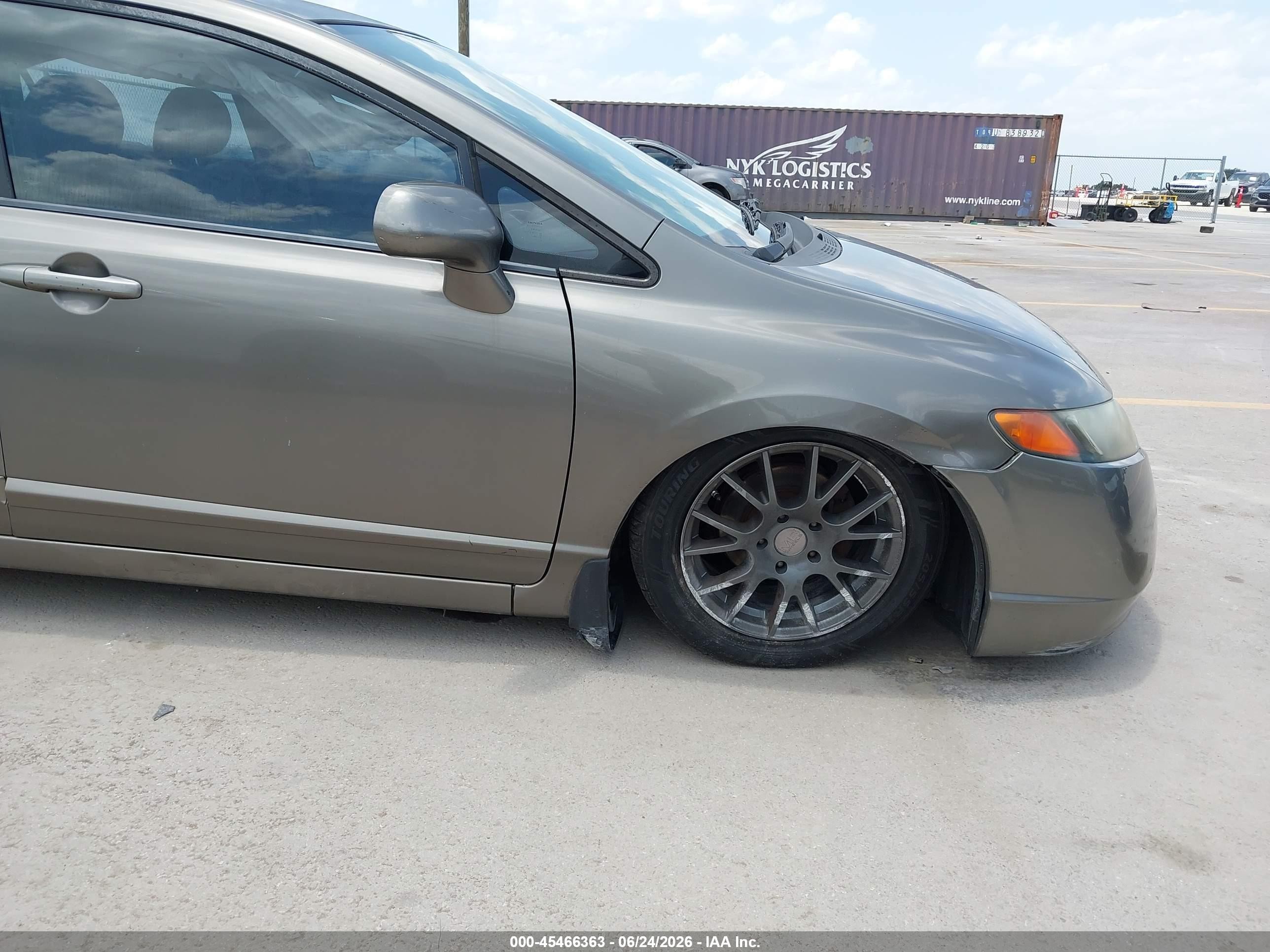 2008 Honda Civic Lx Gray vin: 2HGFA16548H348666
