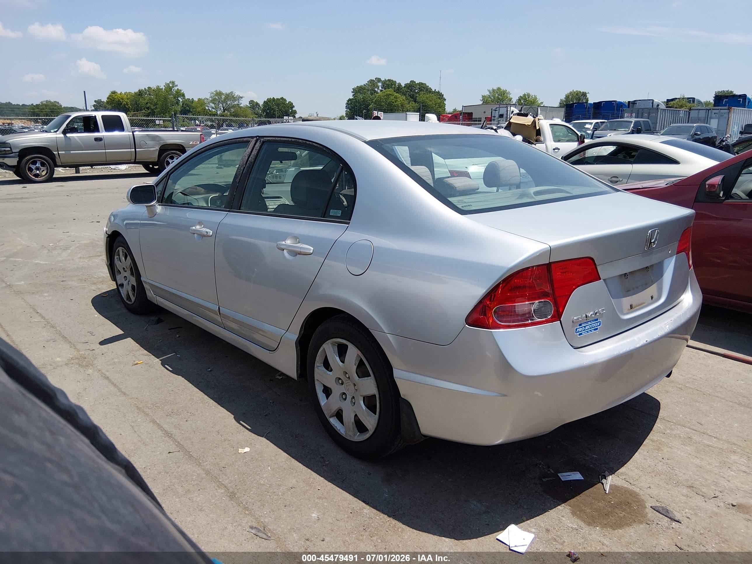 2008 Honda Civic Lx Серебряный vin: 2HGFA16548H357741