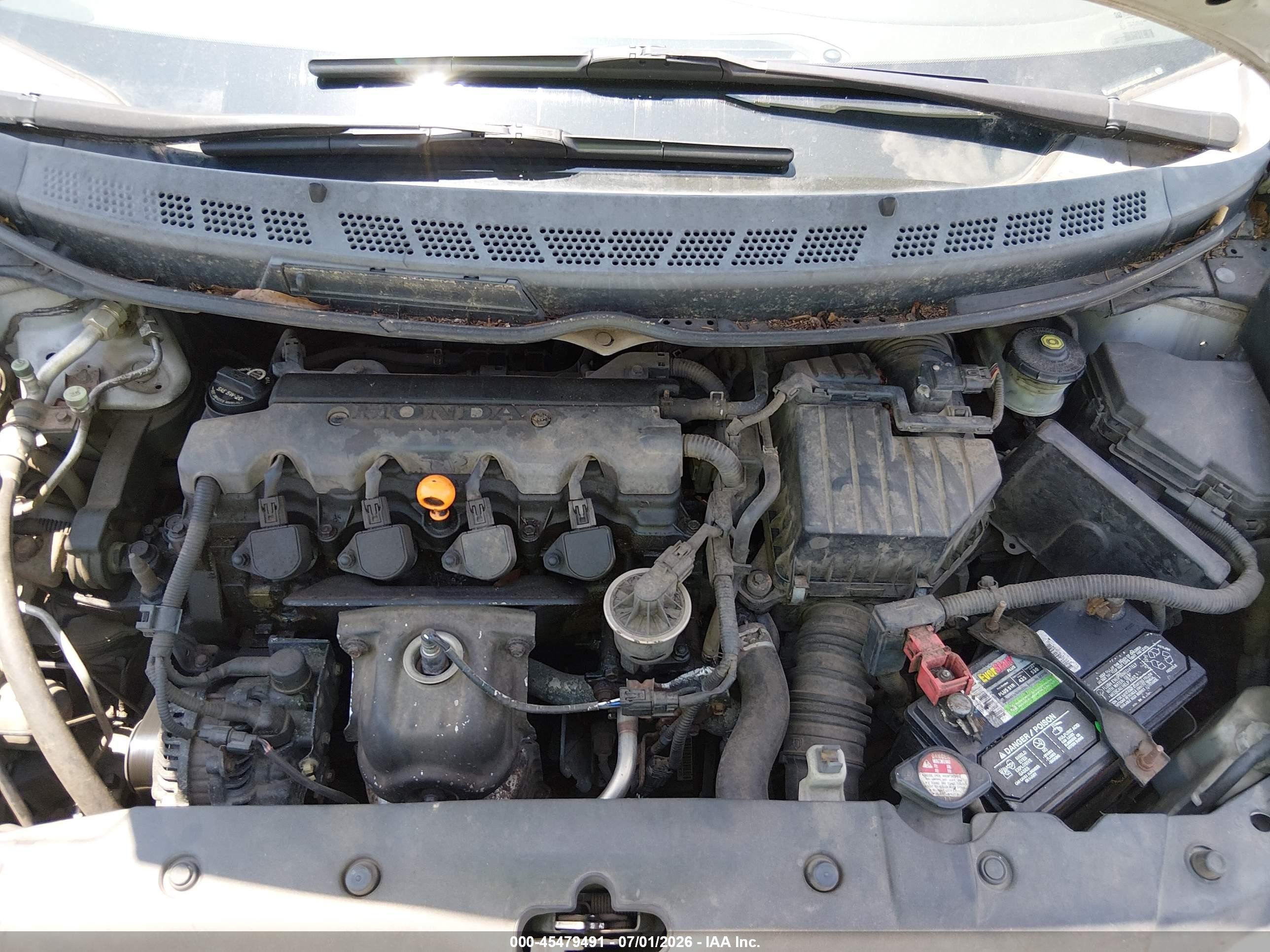 2008 Honda Civic Lx Серебряный vin: 2HGFA16548H357741